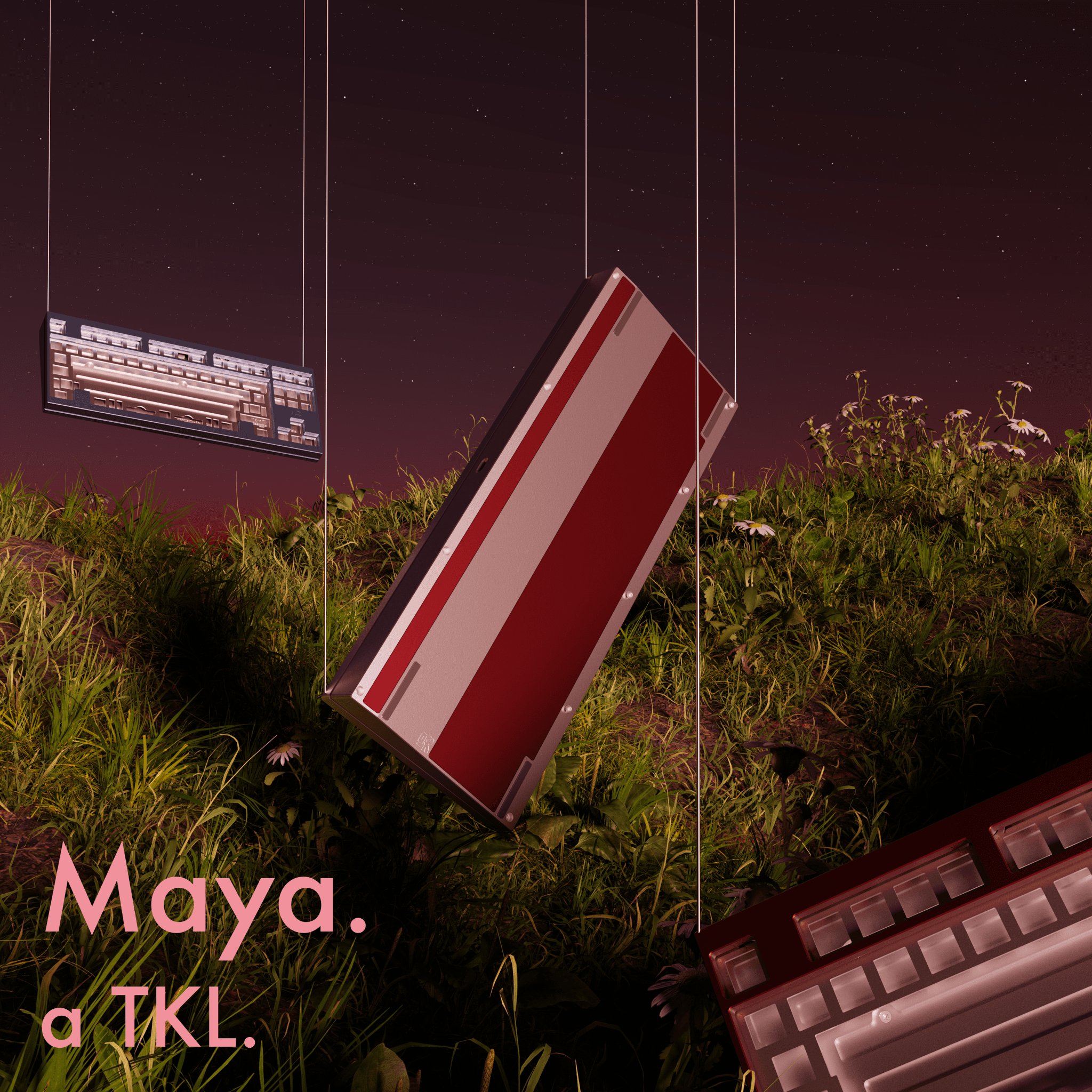 Maya TKL - Gasketed Winkeyless F12 Board image 14