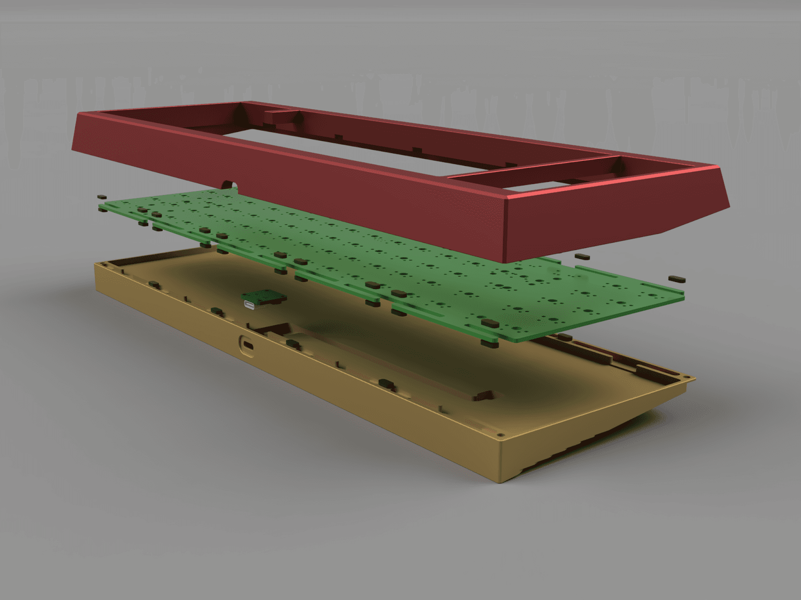 ZIGGURAT — Plateless, leaf-spring, PCB-mount 65% XT image 18