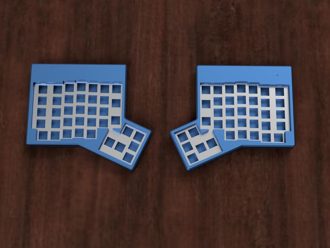 Aluminum ErgoDox Case