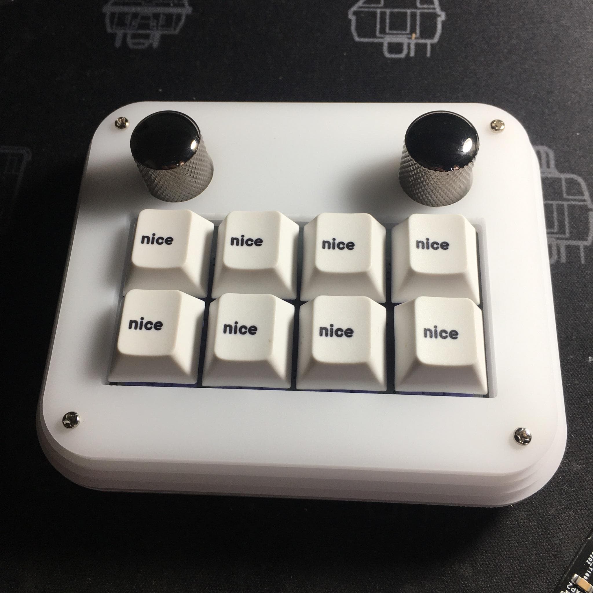 Octopad+ - 8-key Macropad w/ 2 Rotary Encoders (E-White Proto Pics Inside) image 10