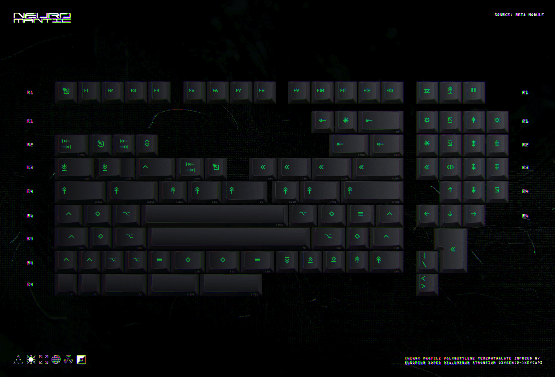 PBT Neuromantic (Glow in the Dark Cherry Keycaps) - Updated image 21