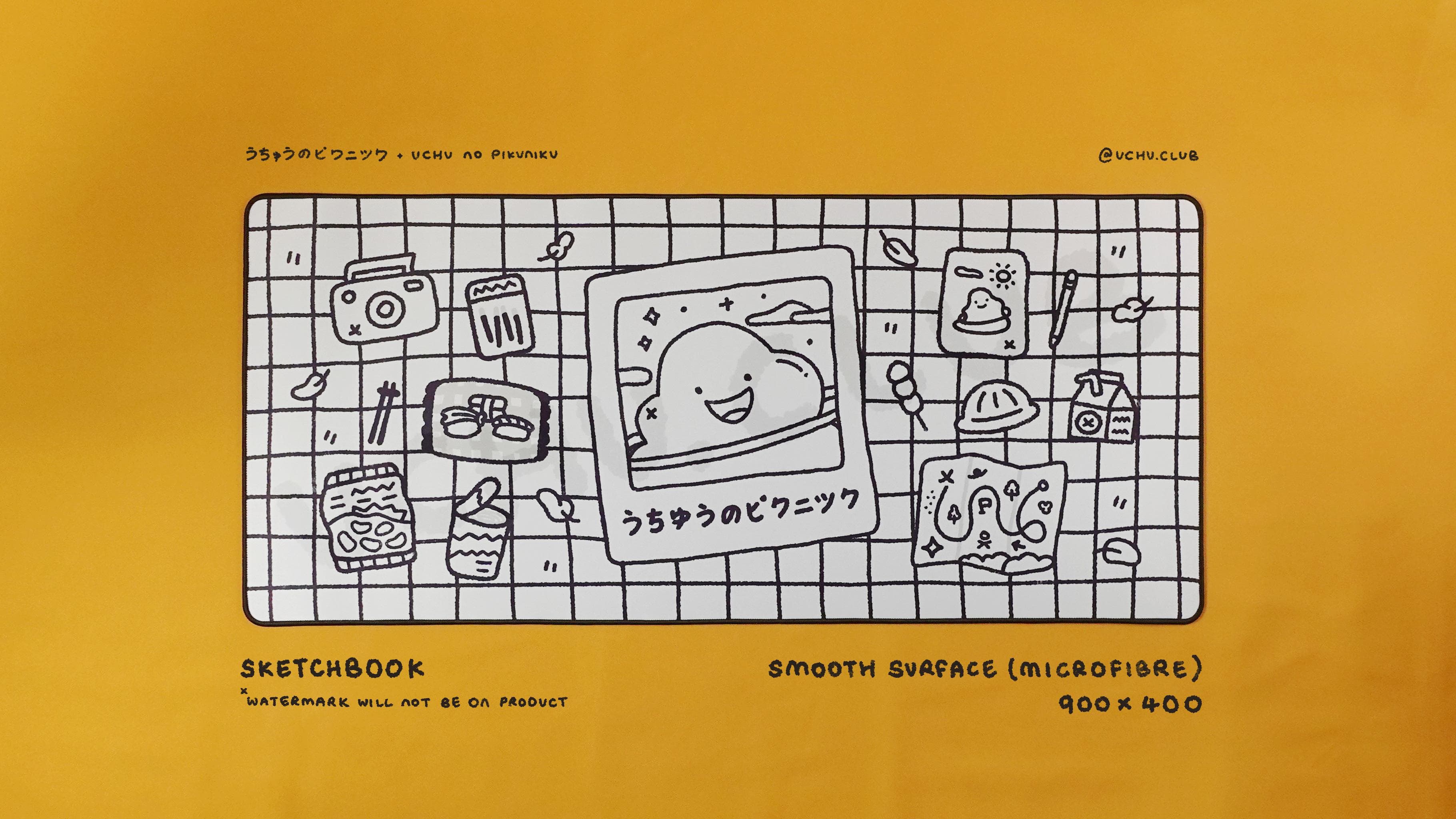 うちゅうのピクニック(uchu no pikuniku) Desk Mat - INSTOCK image 56