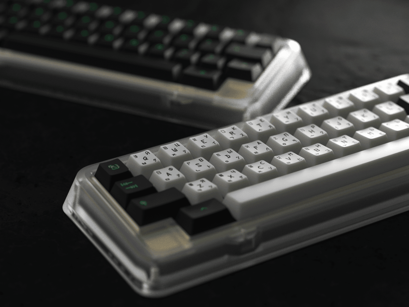 PBT Neuromantic (Glow in the Dark Cherry Keycaps) - Updated image 5