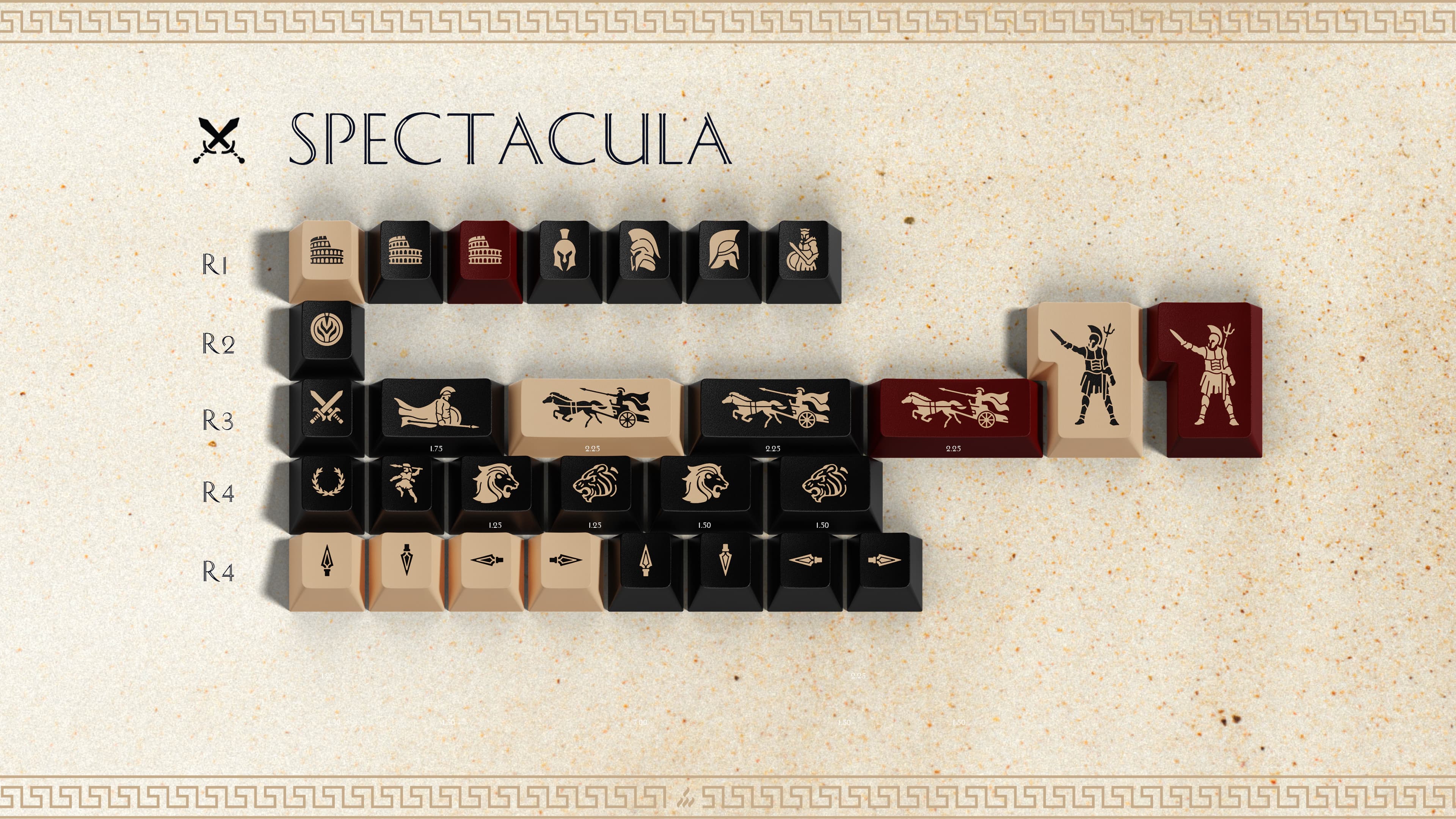 GMK Gladiator : GB starts April 15th! $129 Base kit with 13 new molds image 10