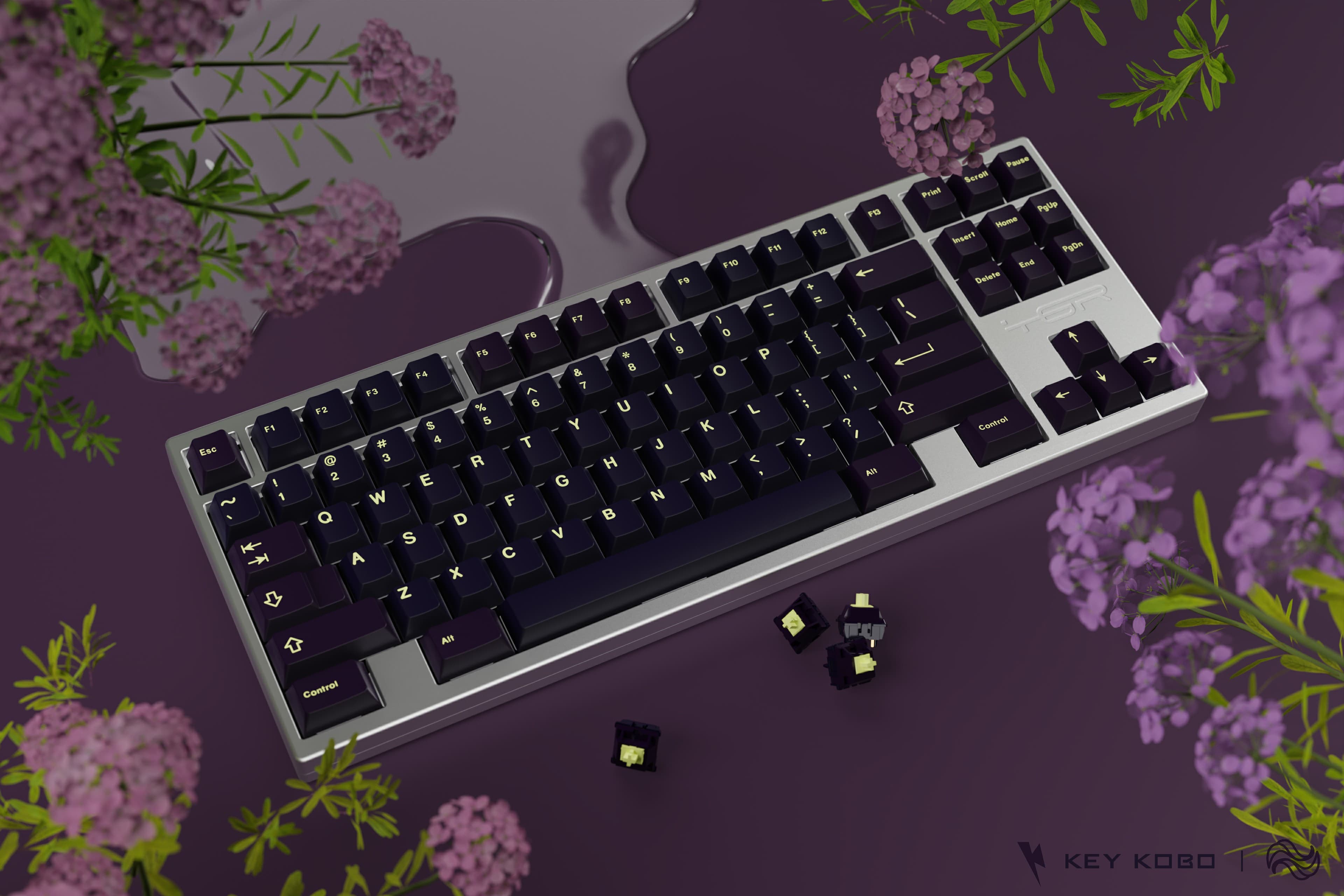 【IC】Key Kobo-Helleborus |Christmas Roses blooming in the dark night image 17