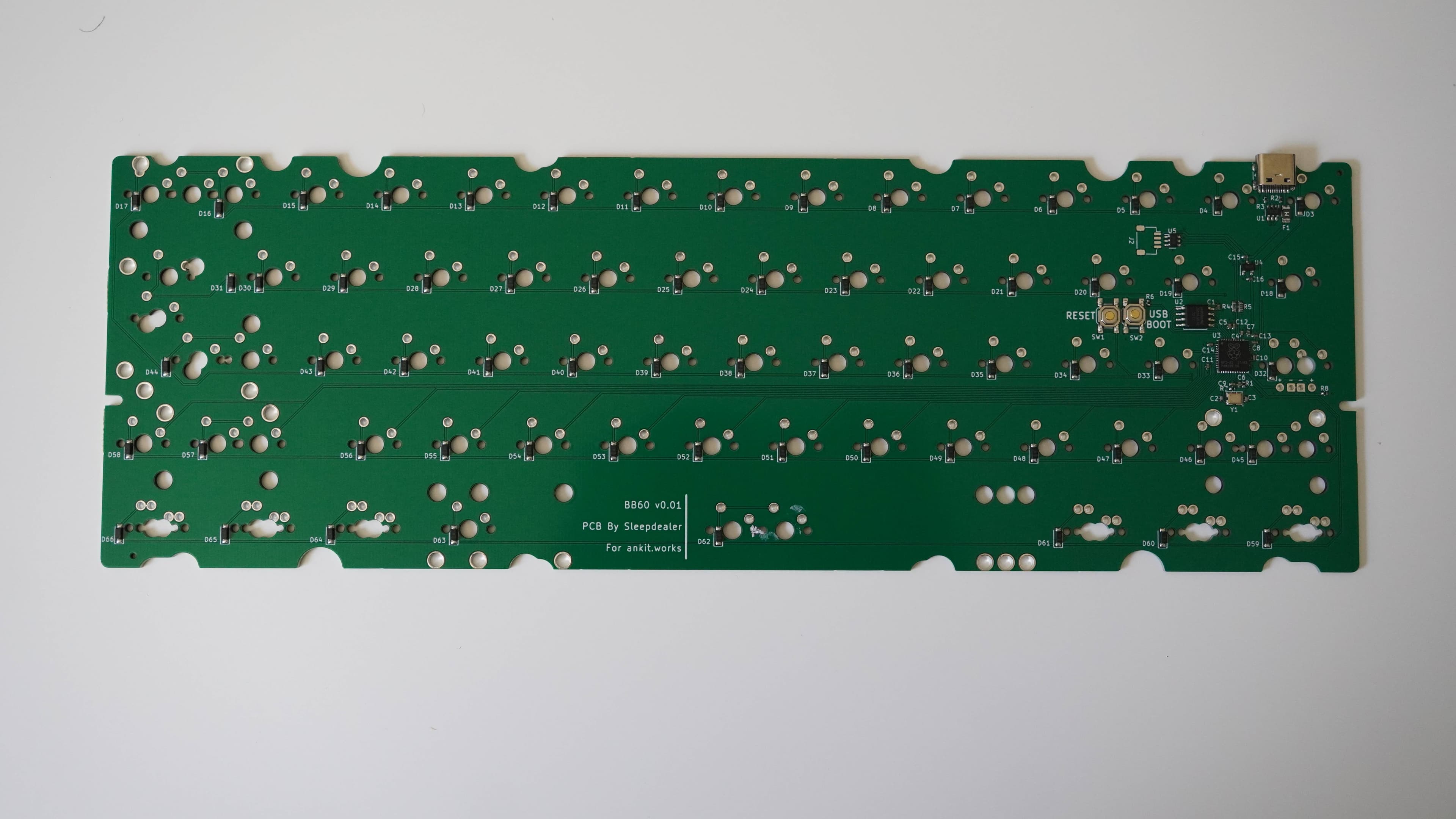 BB60 - $30 RP2040 Universal 60% PCB image 2
