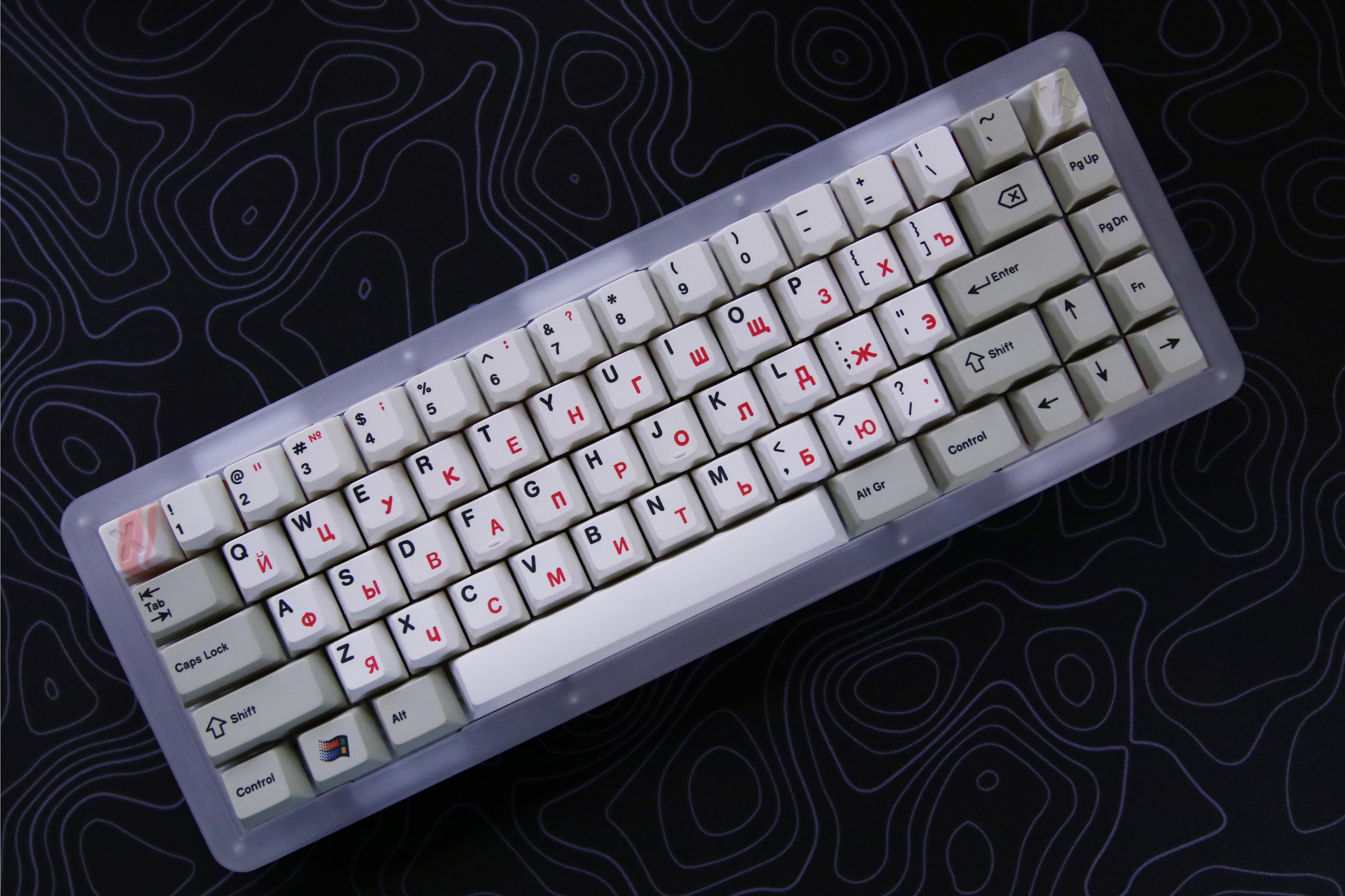 Squishee65 - an o-ring isolation mount 65% keyboard image 7