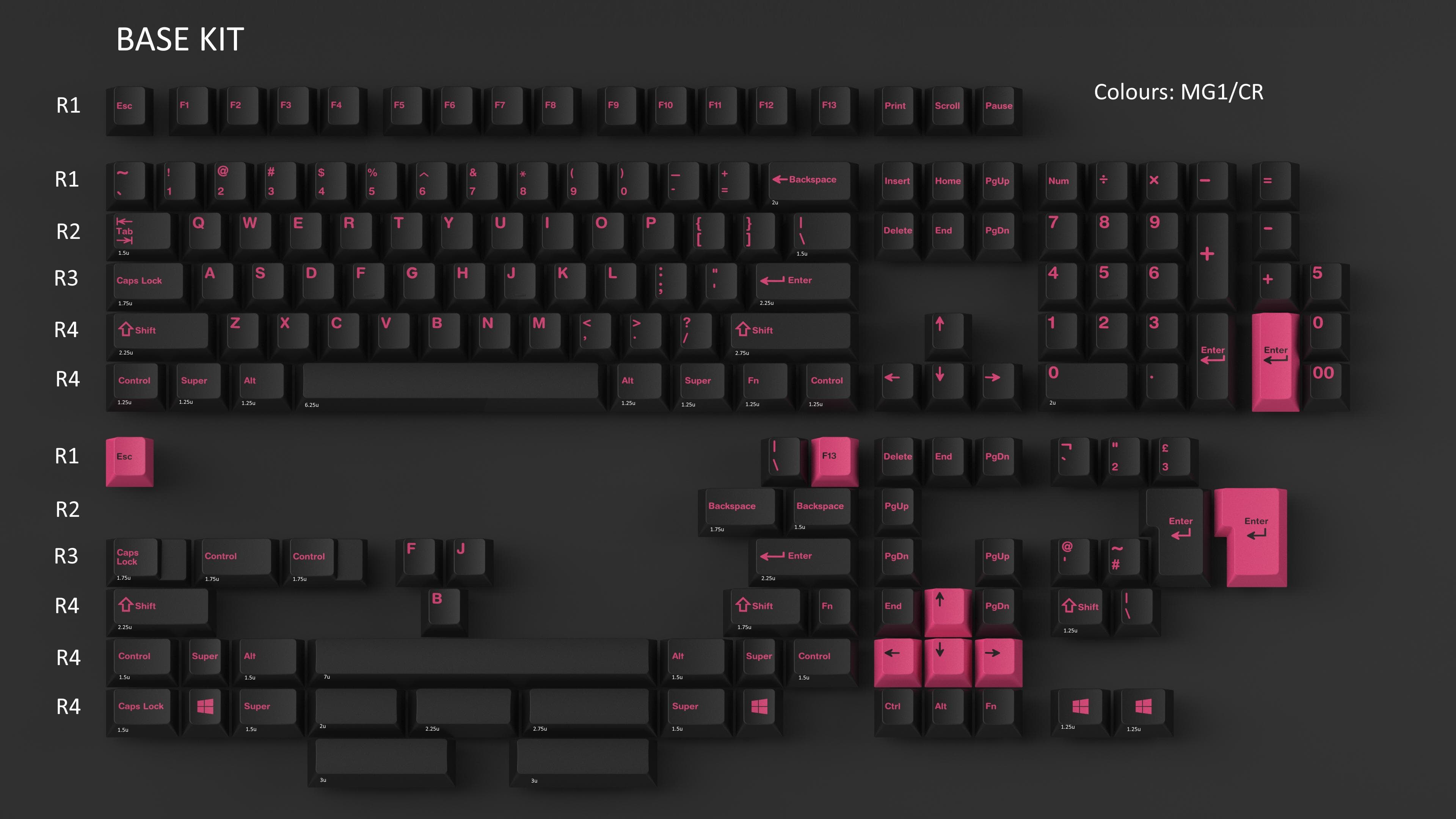 GMK Pink on Black image 3