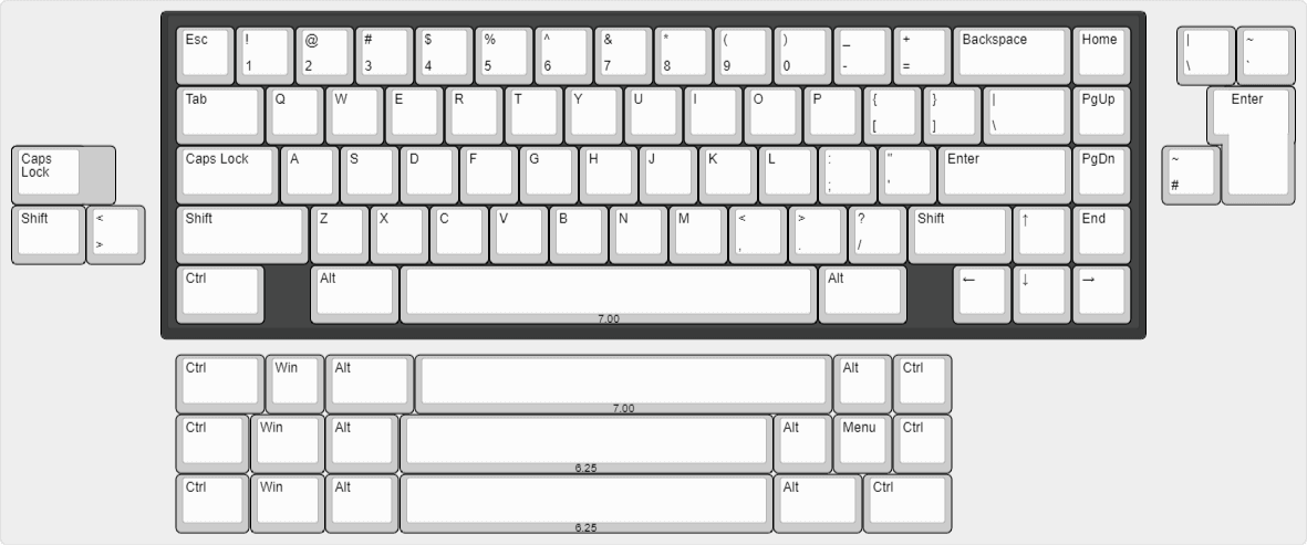 Squishee65 - an o-ring isolation mount 65% keyboard image 6