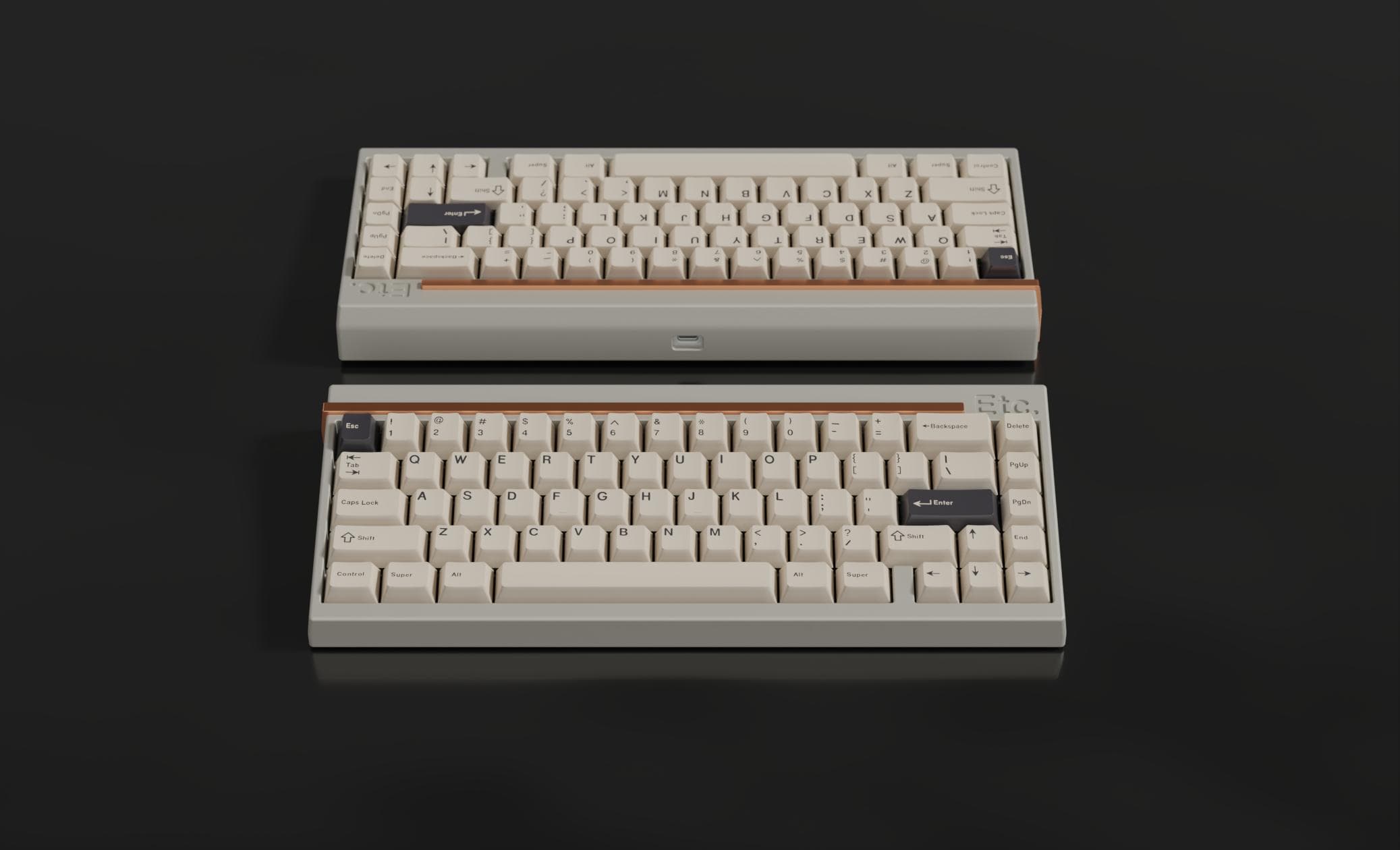 Etcetera - 65% Plateless PCB-top-mount with leaf-spring(New Sound Test!) image 3