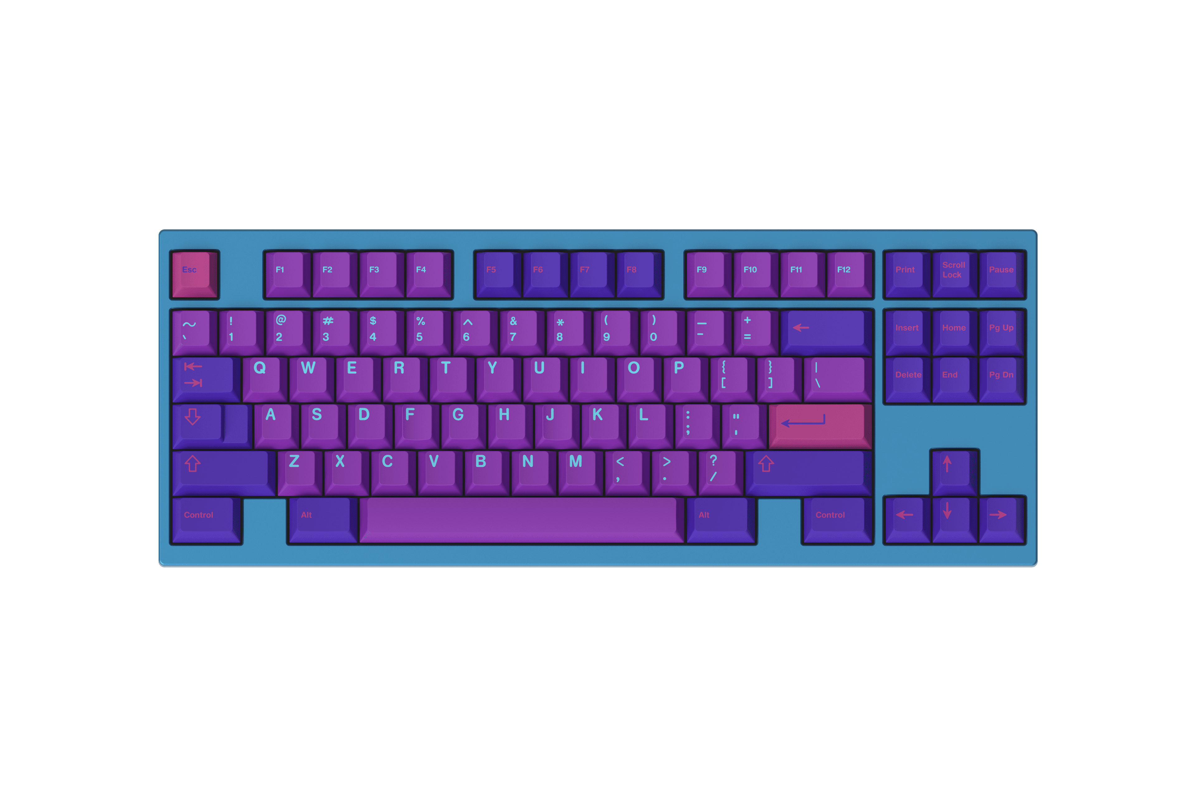 GMK Neon City (Kitting done, more renders!) image 4