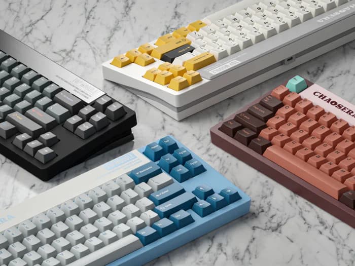 Eau - A 75% Keyboard with decoration F Row Module