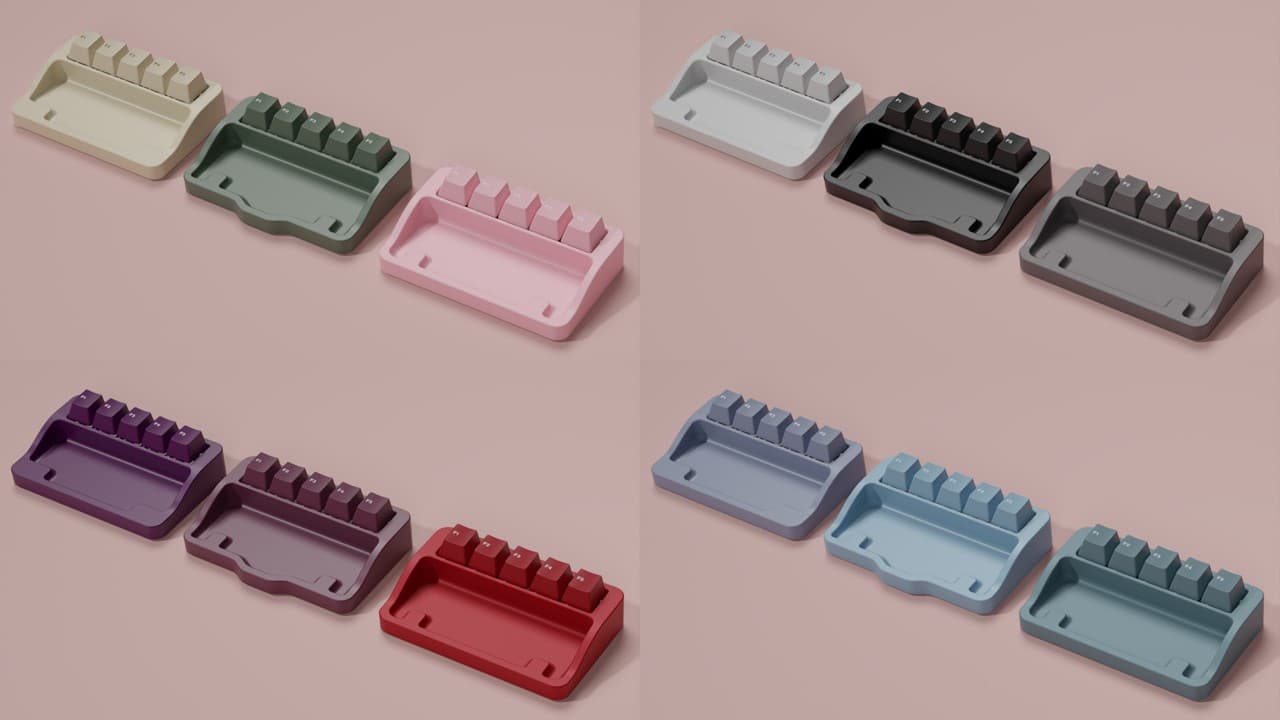 Smollpad - 5-key macropad screwtray image 3