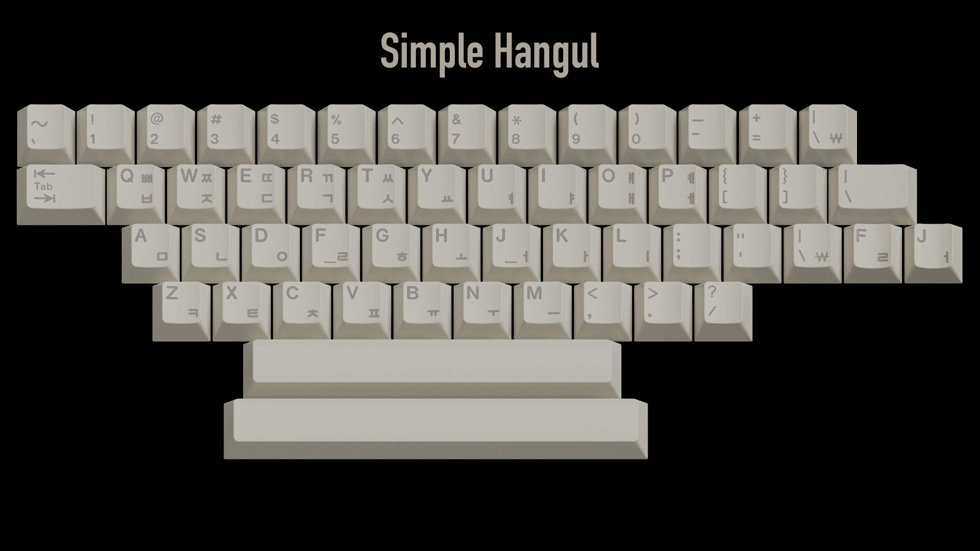 ePBT Simple Hangul - A simple colorway set - GB Live - waiting for GB page image 26