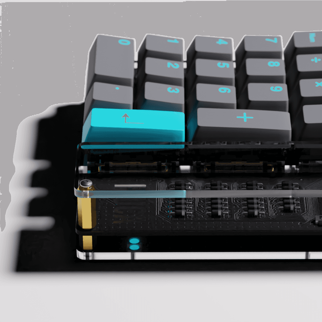 Púca - DIY Numpad Kit with OLED, Rotary and exposed Components image 5