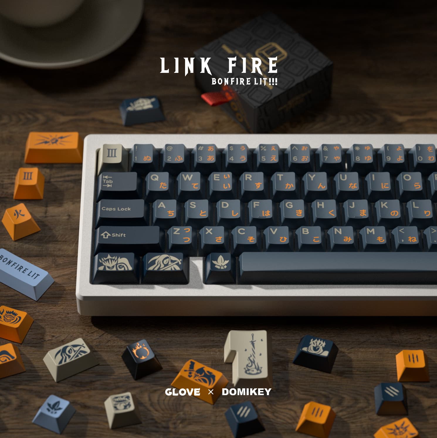 DOMIKEY X GLOVE LINK FIER KEYCAPS image 23