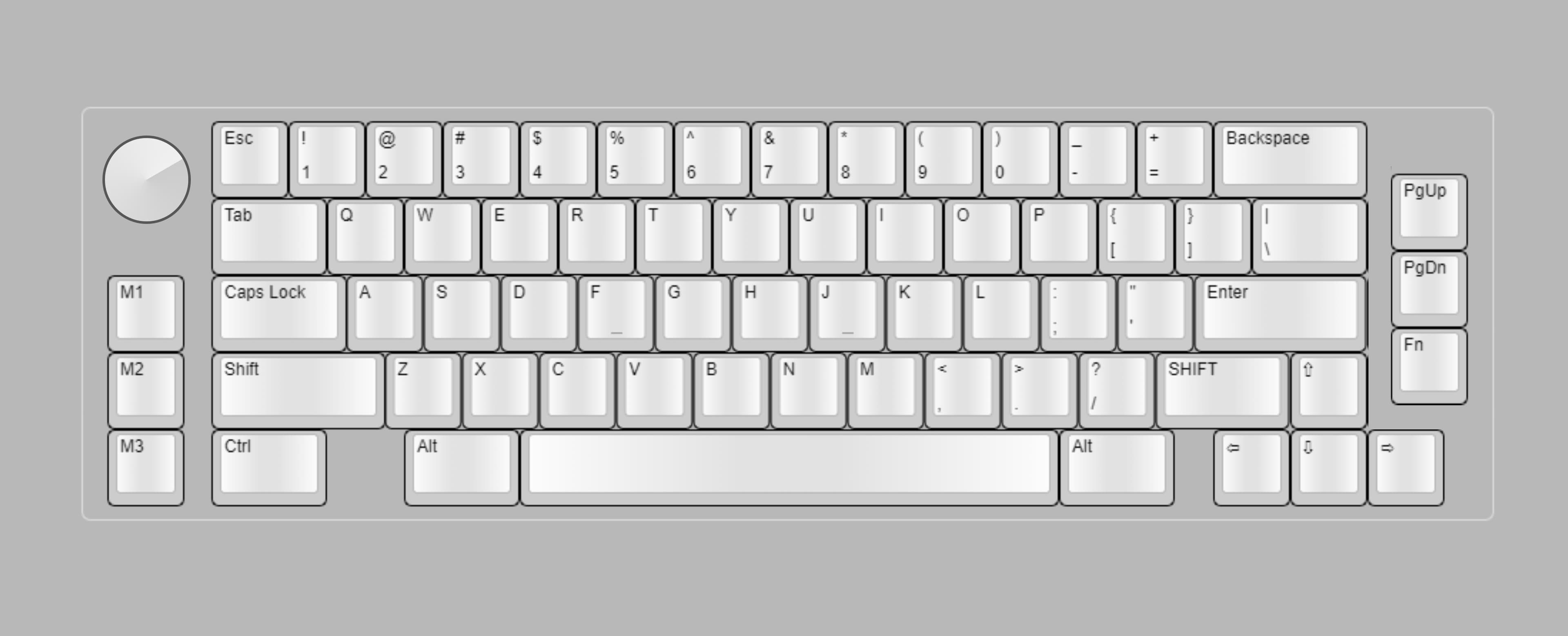 Holmen 65% Gasket Mount Keyboard with Rotary Encoder image 17