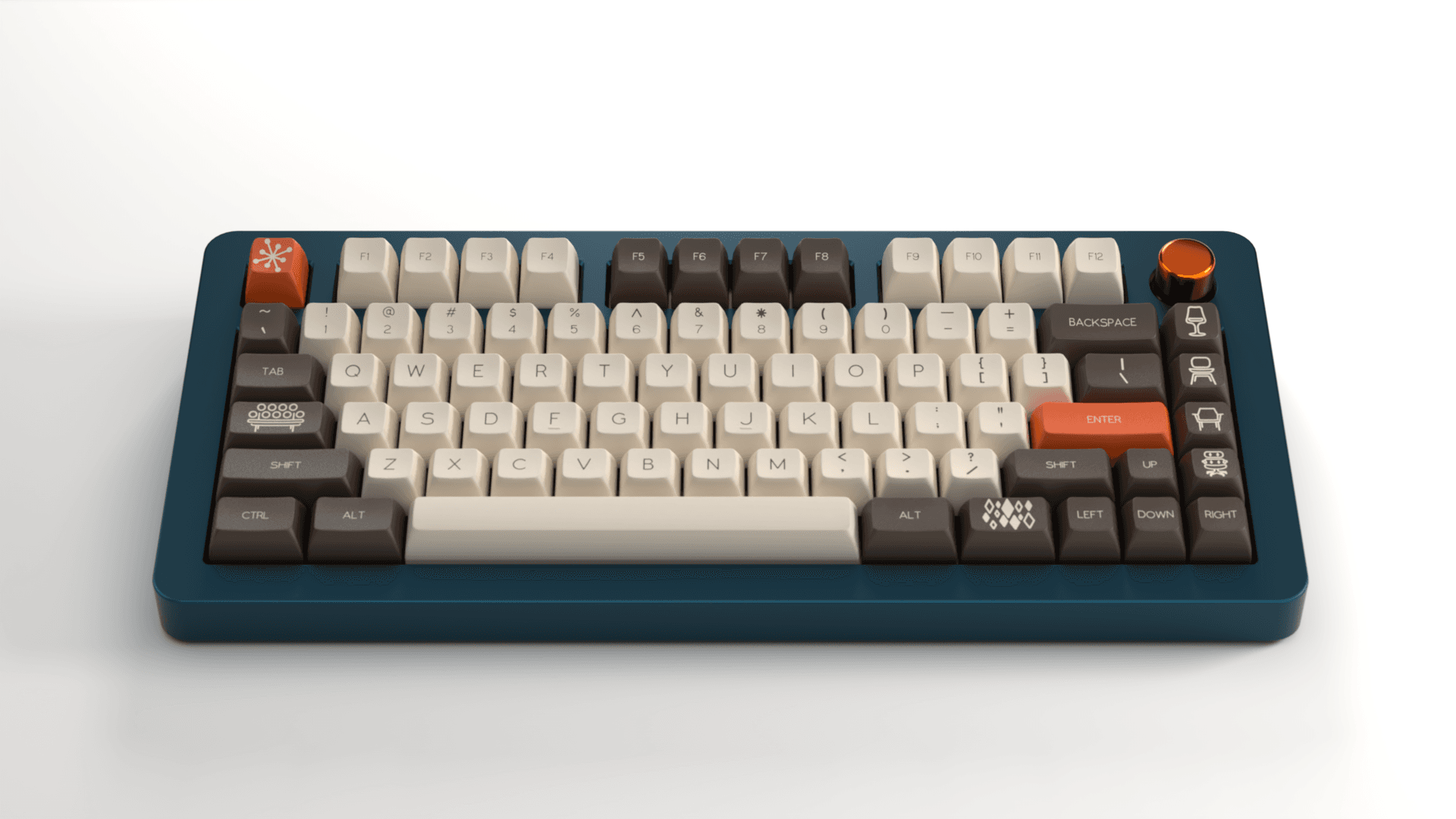 SA Midcentury Modern - *Mats added* Retro beige/brown set image 16