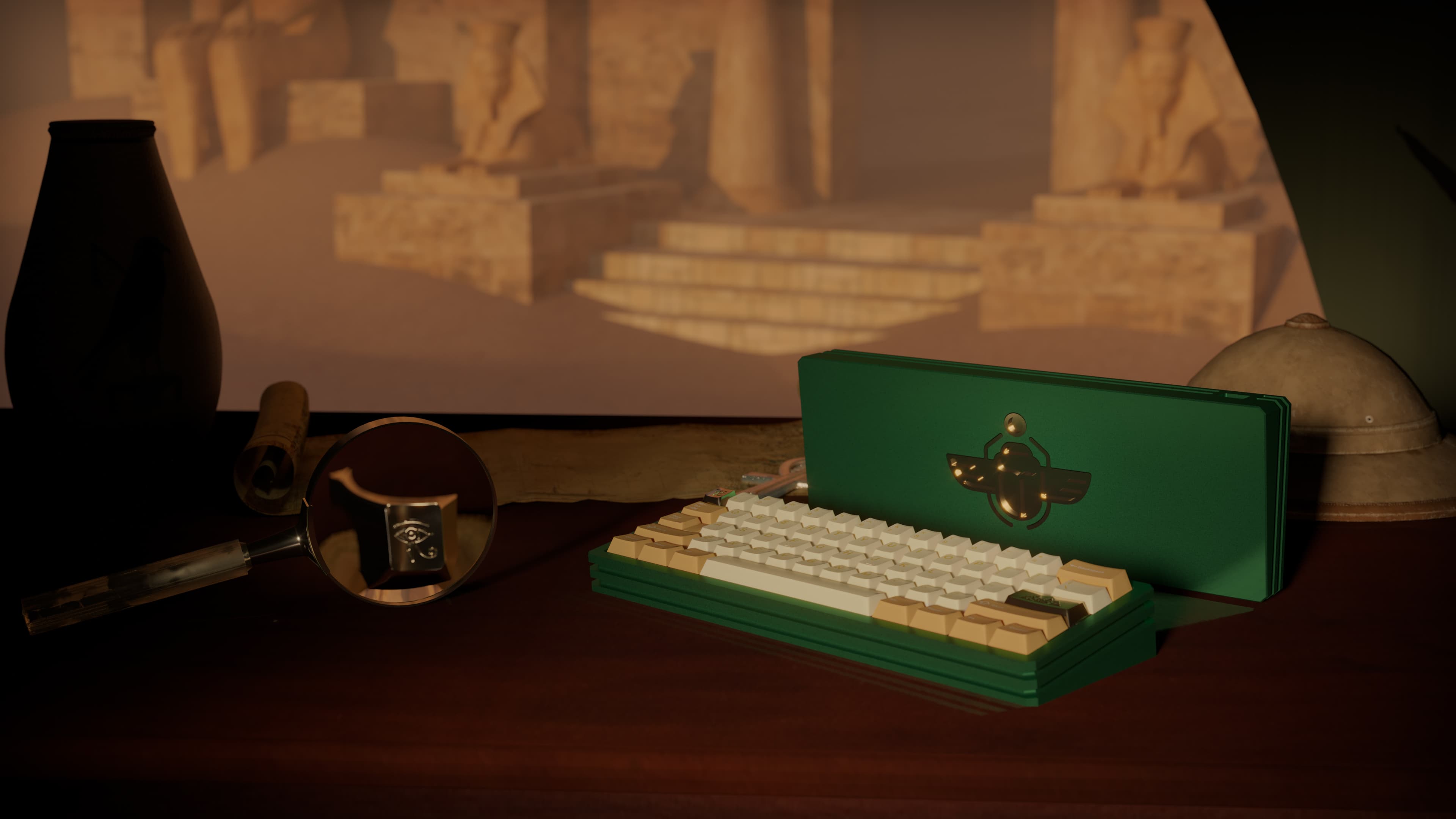 Scarab 𓆣 - 60% Ancient Egyptian Themed Keyboard image 10