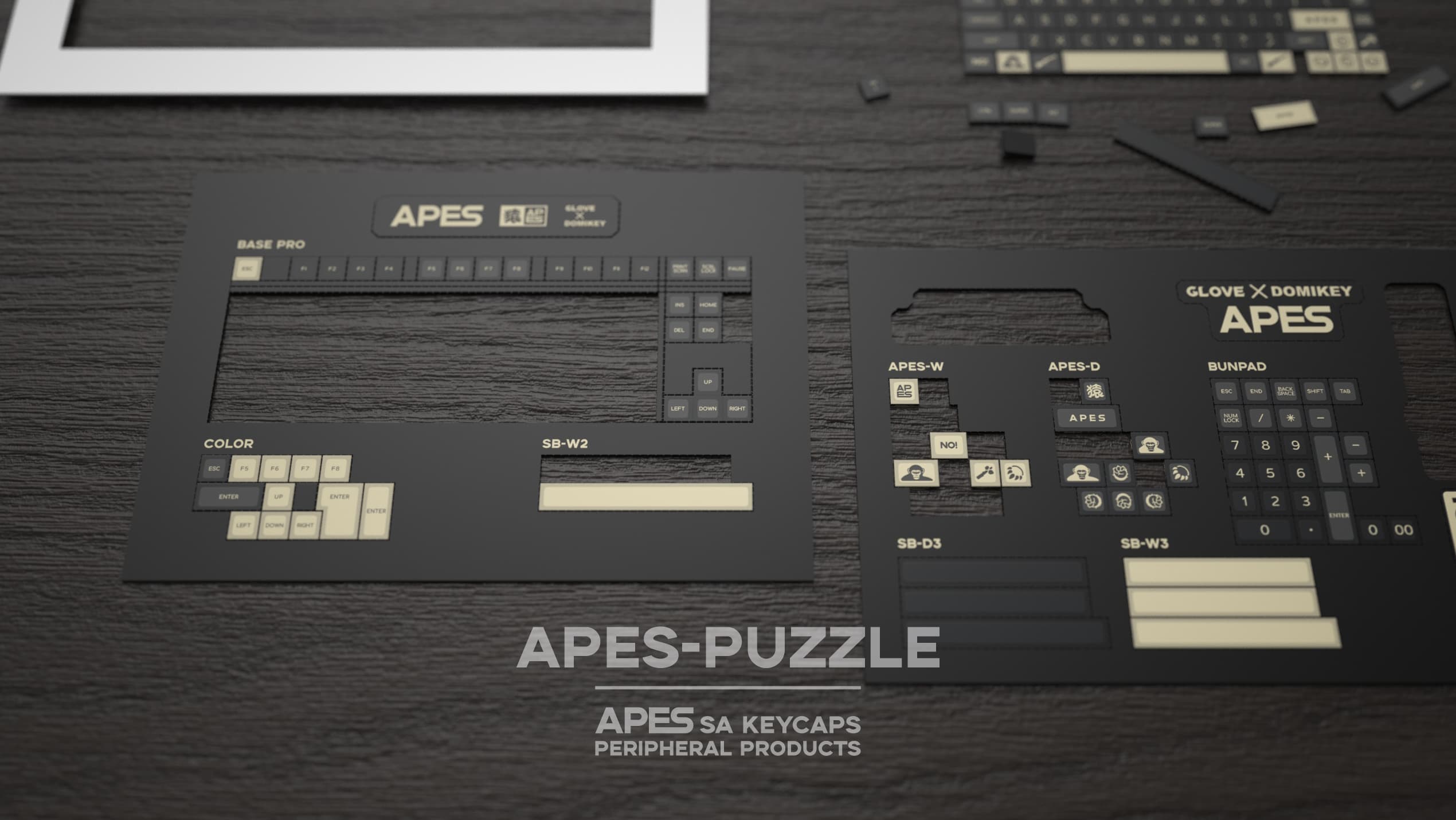 Domikey X GLOVE APES THEME PRODUCTS Keycaps & keyboard & Switchs & Pazzle image 41