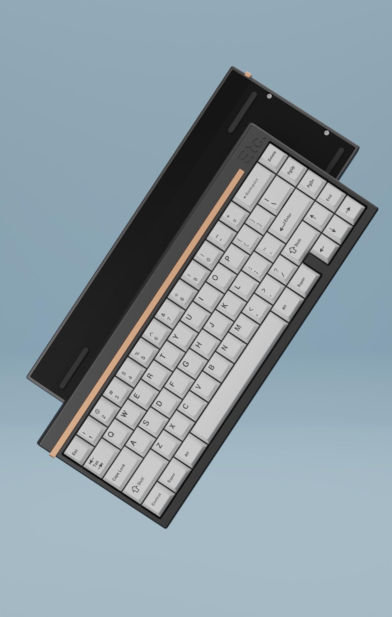 Etcetera - 65% Plateless PCB-top-mount with leaf-spring(New Sound Test!) image 7