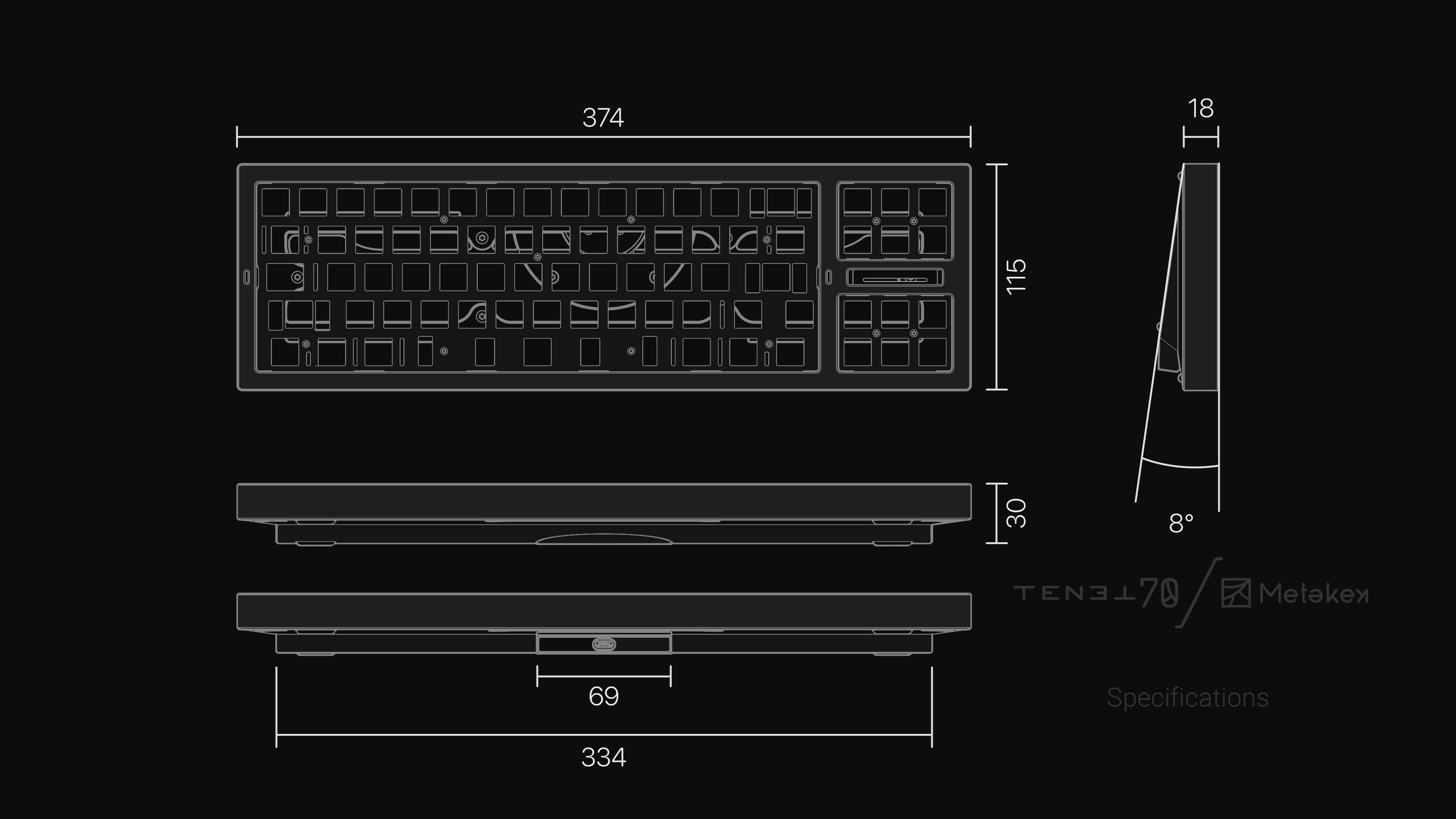 TENET 70% Keyboard Kit with OLED Screen | GB coming up on 06/20 image 34