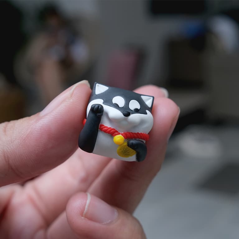 Artisan Keycap | A SHIBA is finding his owner image 4