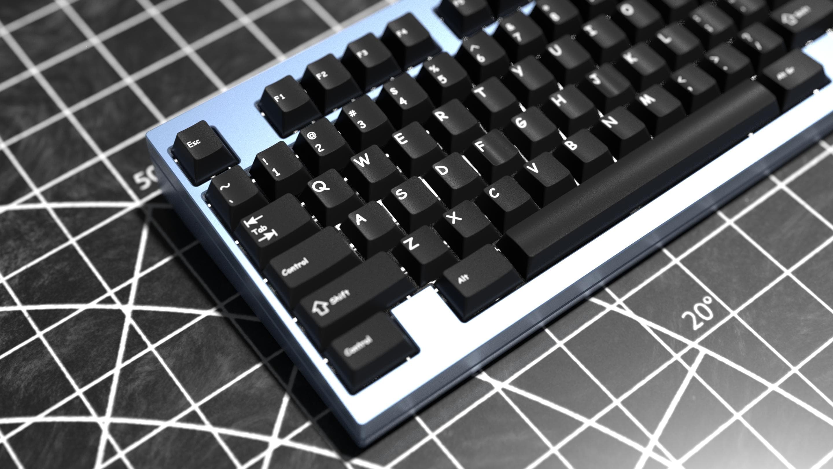 Geekark Comic Sans MS Beige/White on Black image 6