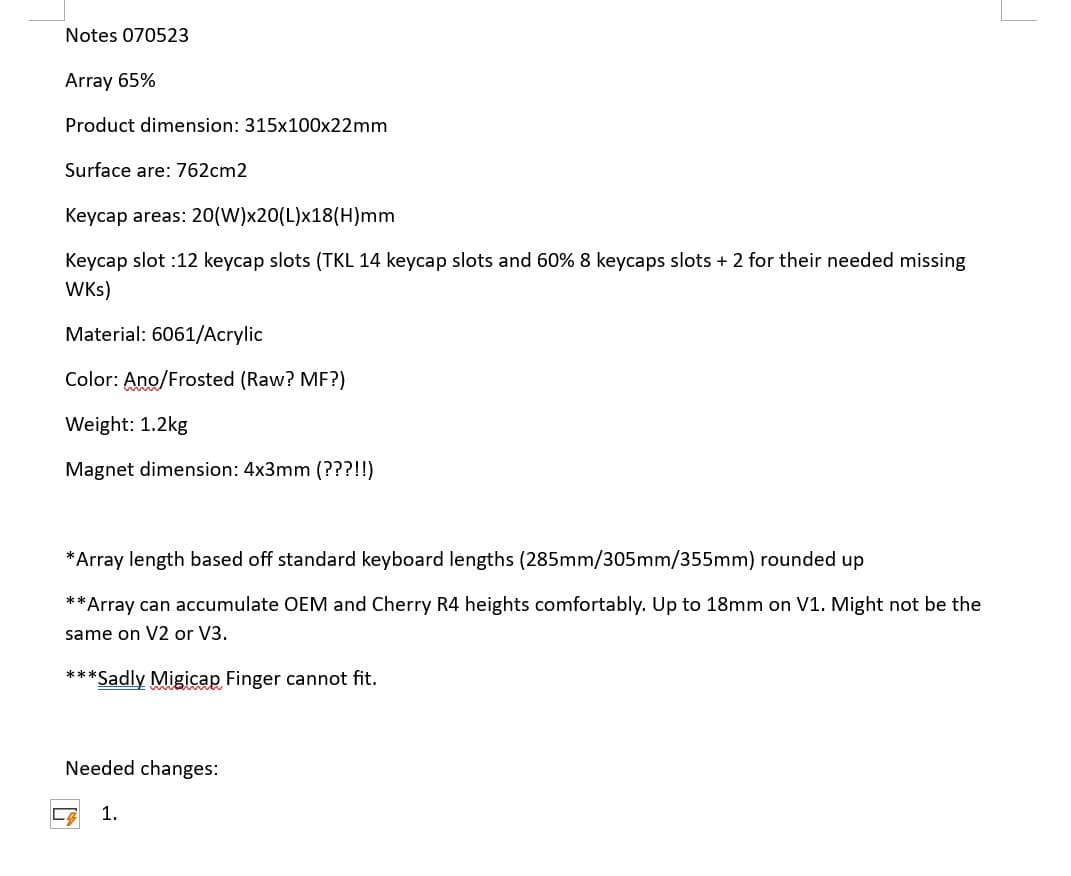 The Array Wrist Rest NEW IMPORRTRANT UPDATES TOMORROW. image 29