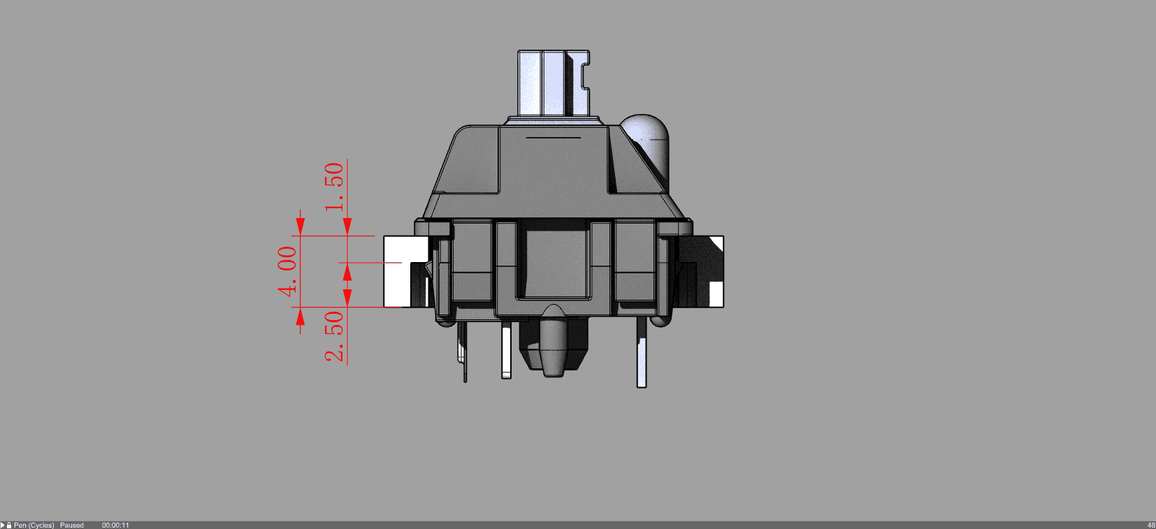 TR60 integrated plate case & BLE PCB image 19