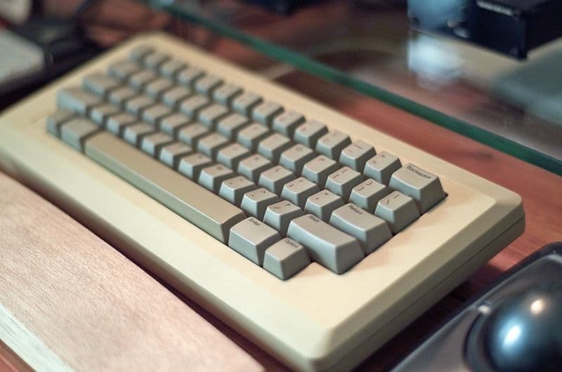 Modern M0110 custom keyboard