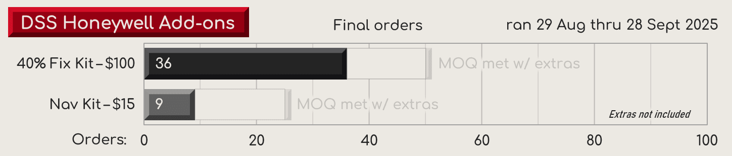DSS Honeywell 40% Fix Kit image 11