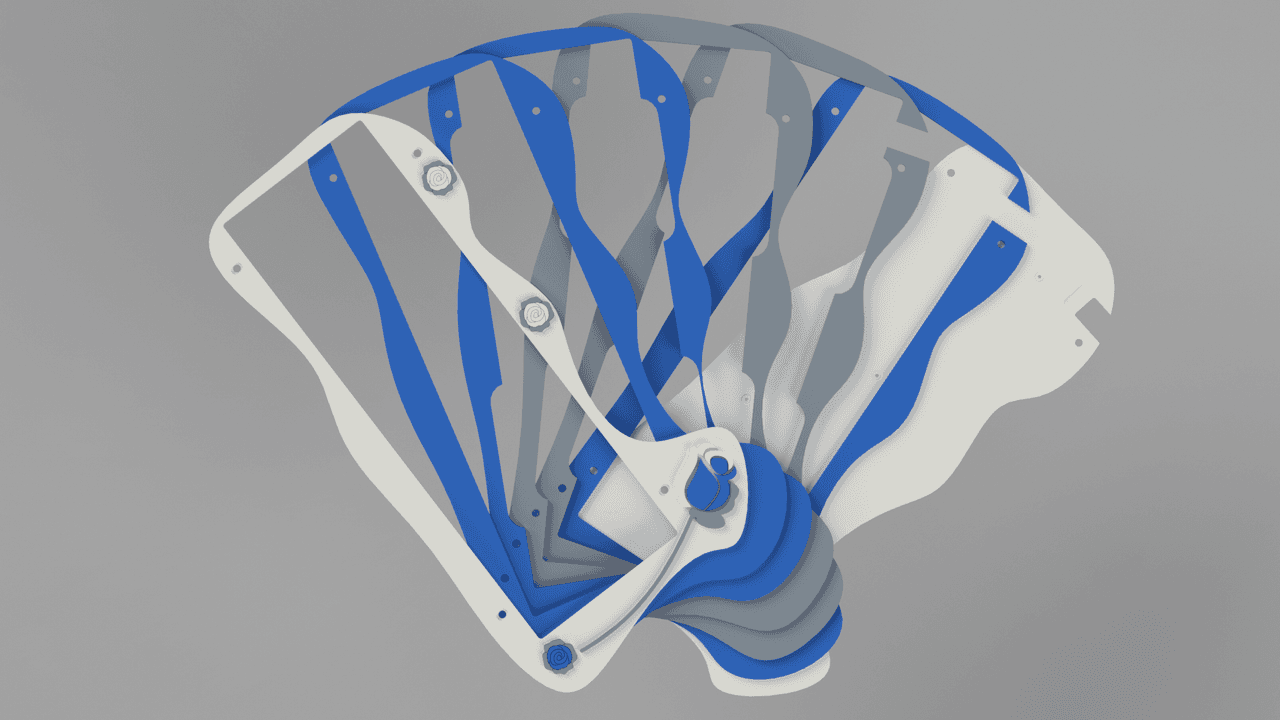 Floral60 - DZ60 compatable stacked acrylic keyboard kit image 6