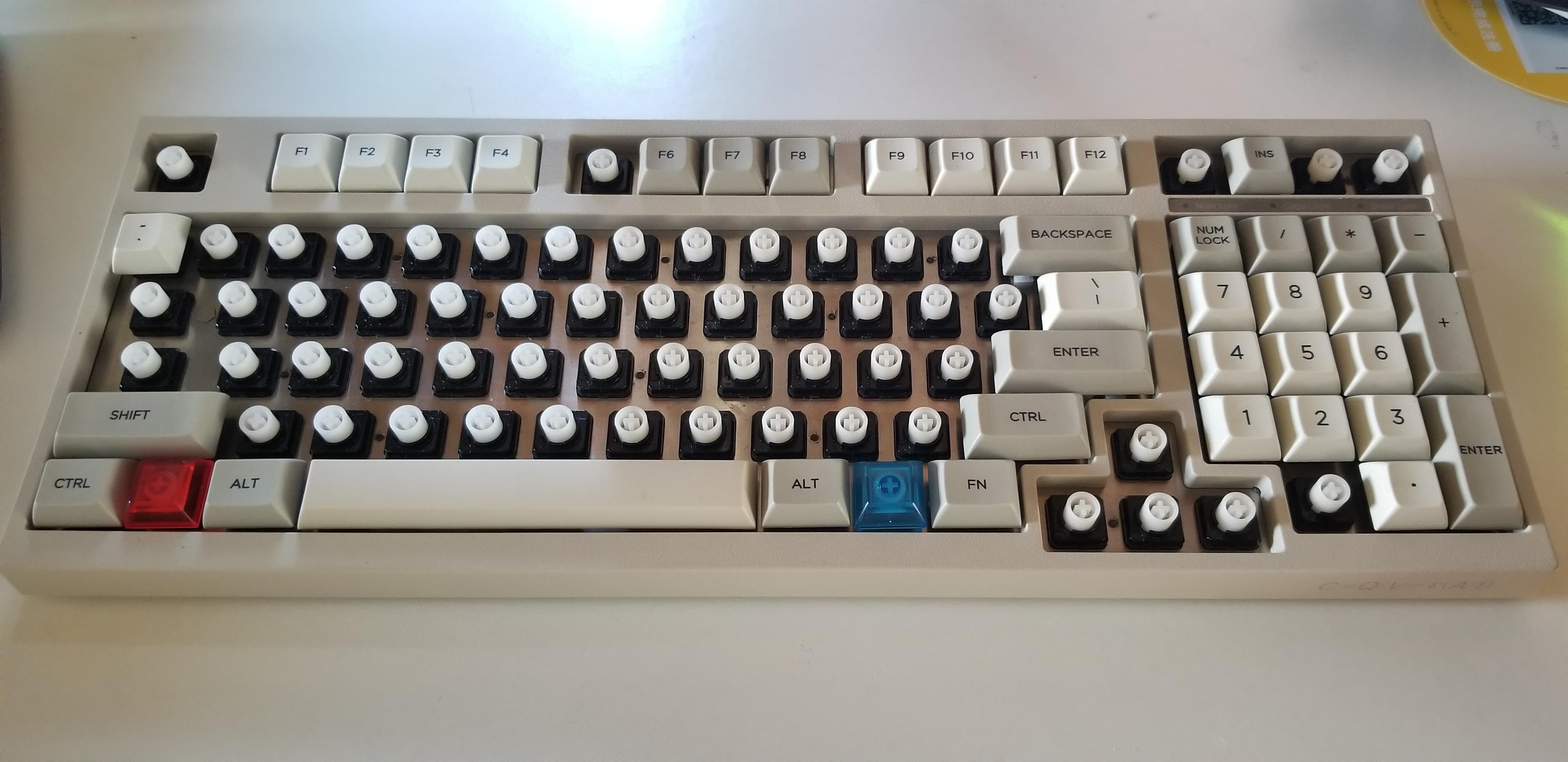 Topre Realforce keyboards replacing rusted plate by Stainless steel image 6