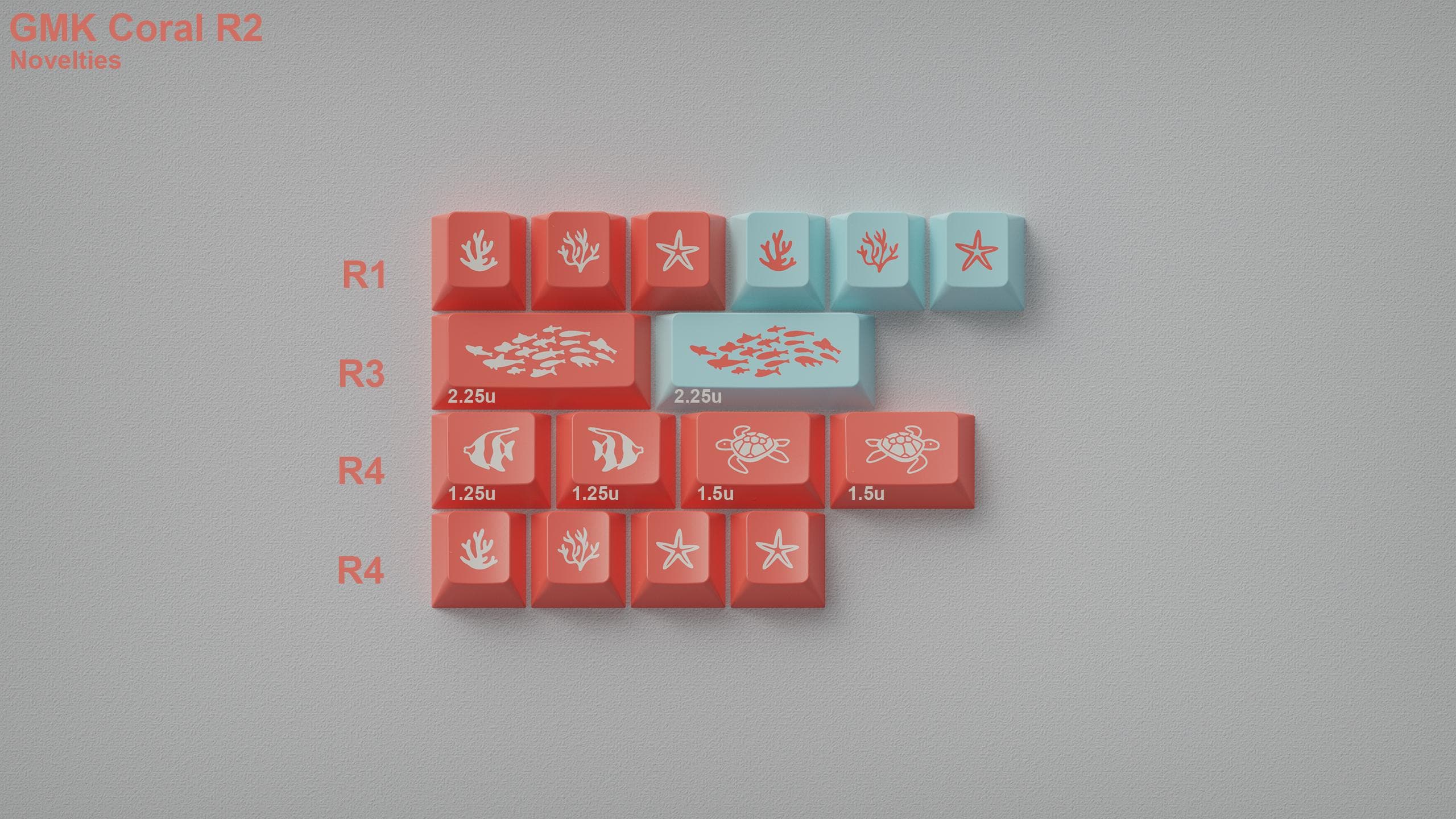 GMK Coral R2 - benefiting the Coral Reef Alliance (GB: 6/22 - 7/15) image 11