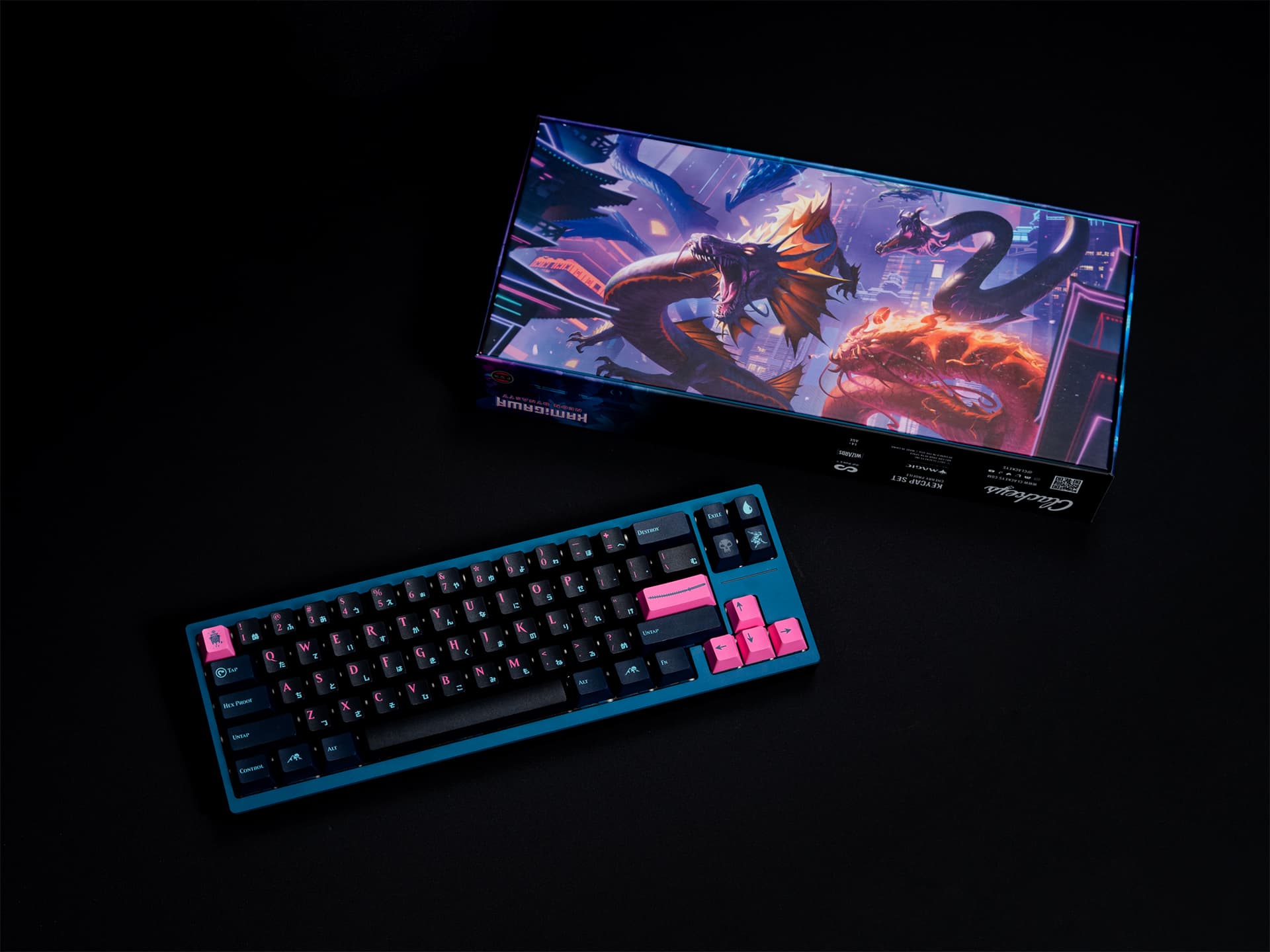 IFK Neon Dynasty - Official Magic The Gathering Keycap Set: 100% Delivered image 3