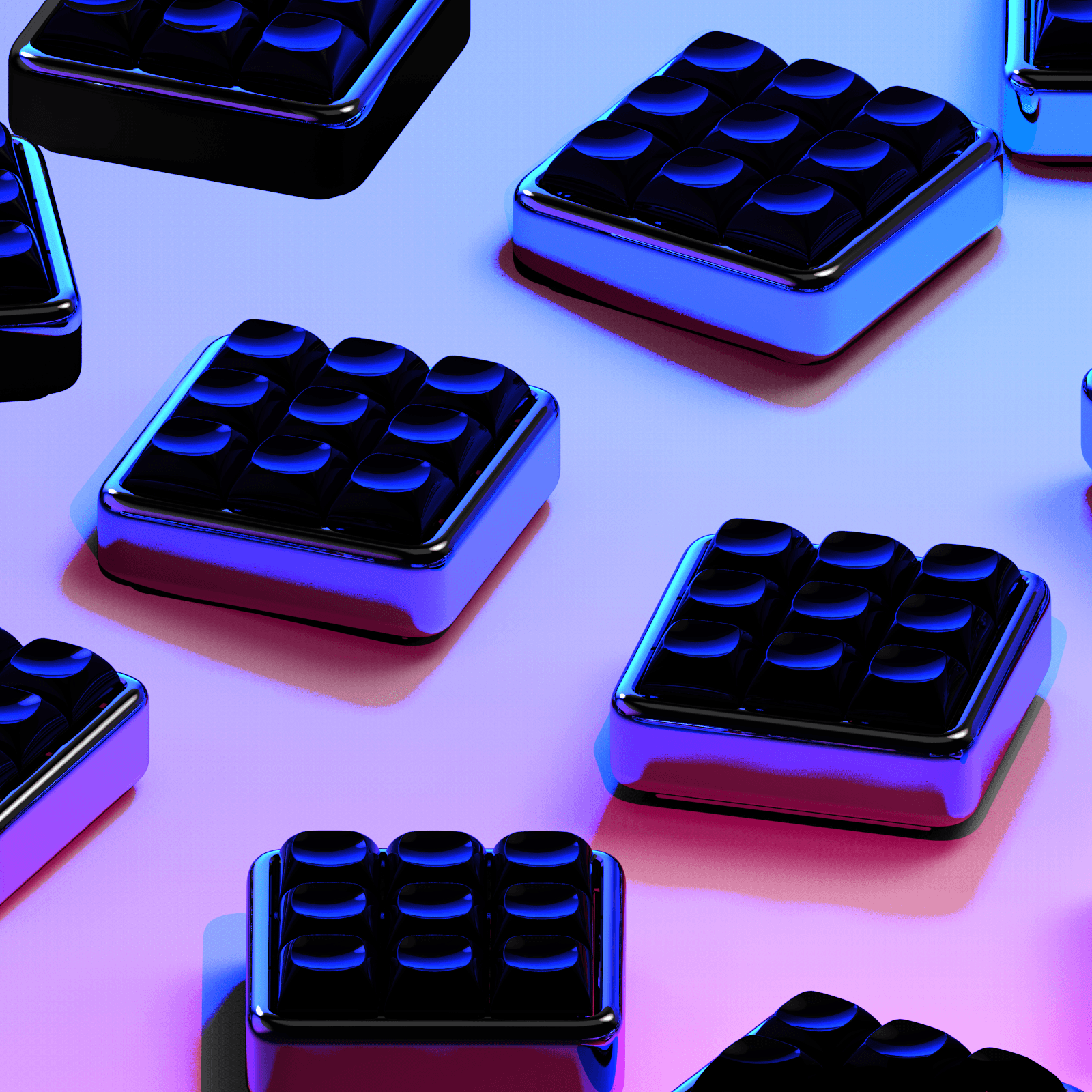 Treasure Type-9 ( Series II ) - Macropad USB-C HotSwap 9 Keys