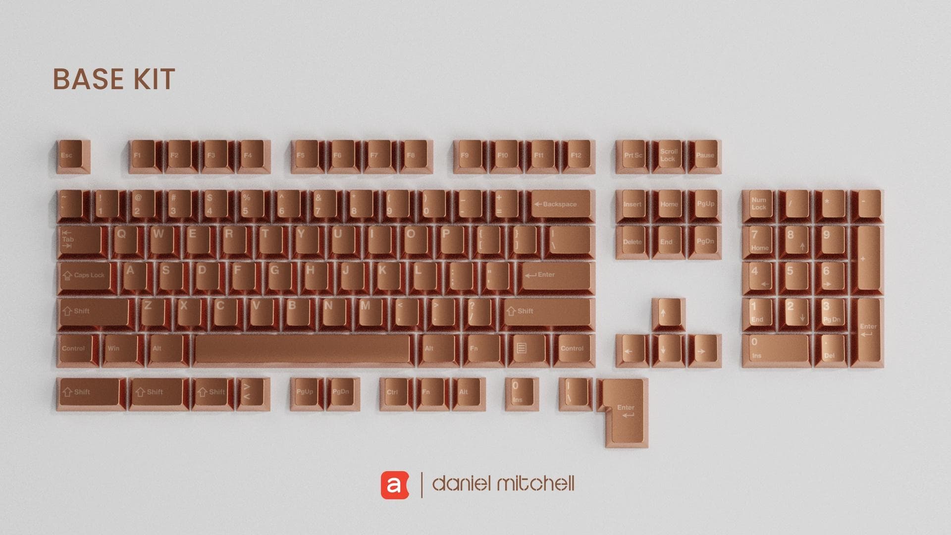 Awekeys Metal Keycaps Set | The Copper Eagle image 3