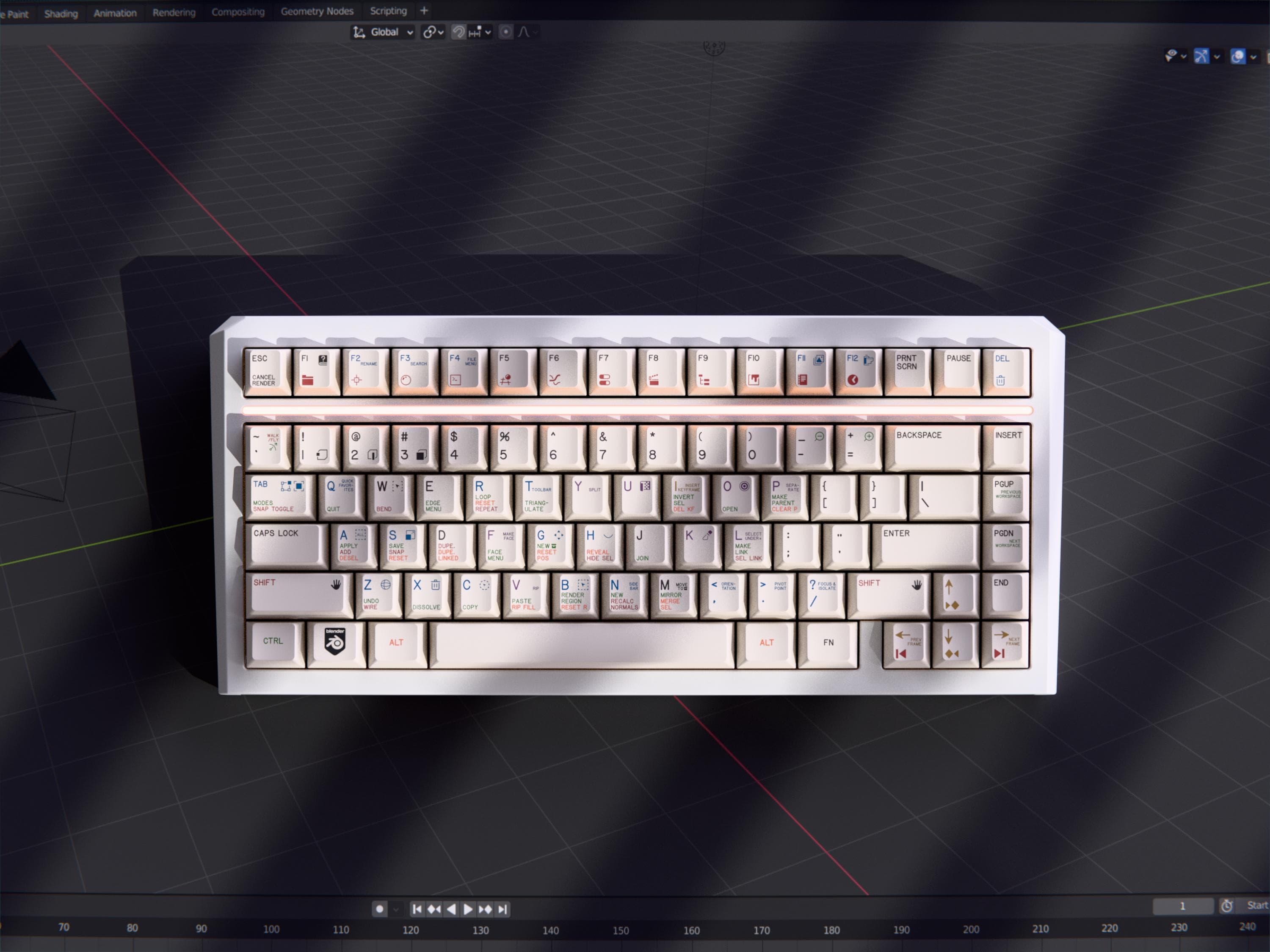 Blender Shortcut Keycaps | Cancelled image 3