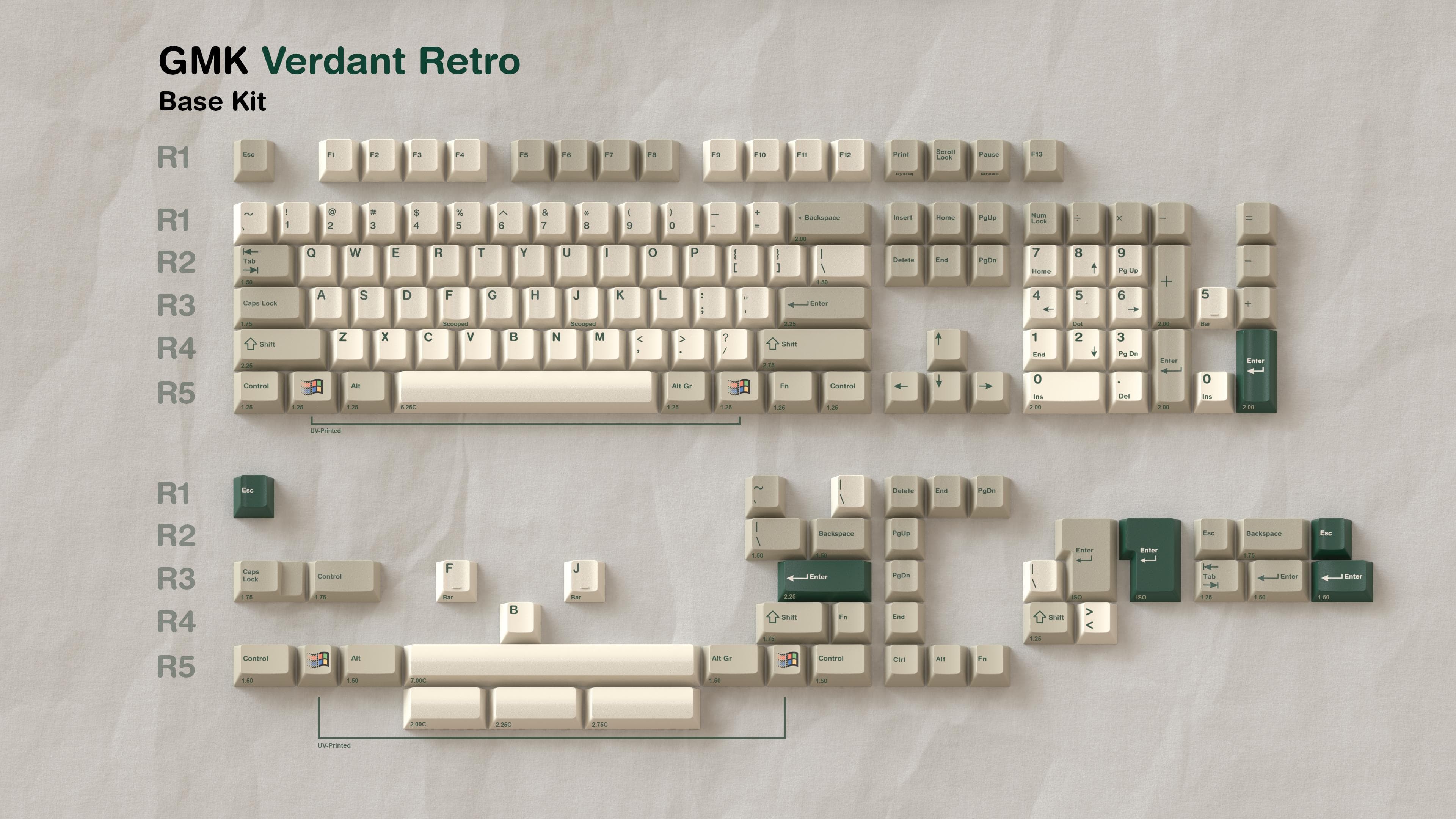 GMK Verdant Retro (GB 2/21 - 3/19) image 12