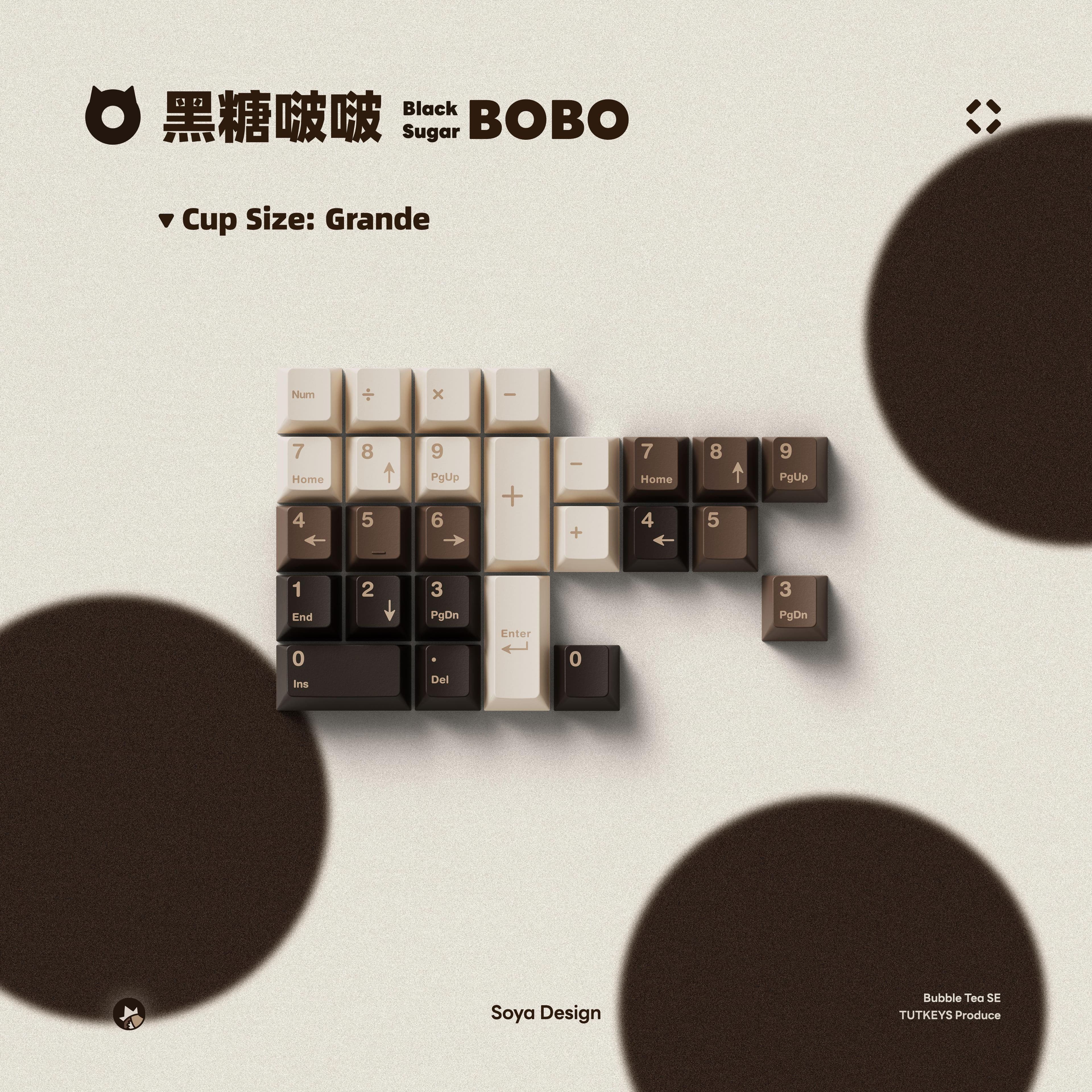 TUTKEYS Black Sugar Bobo Keycaps image 11