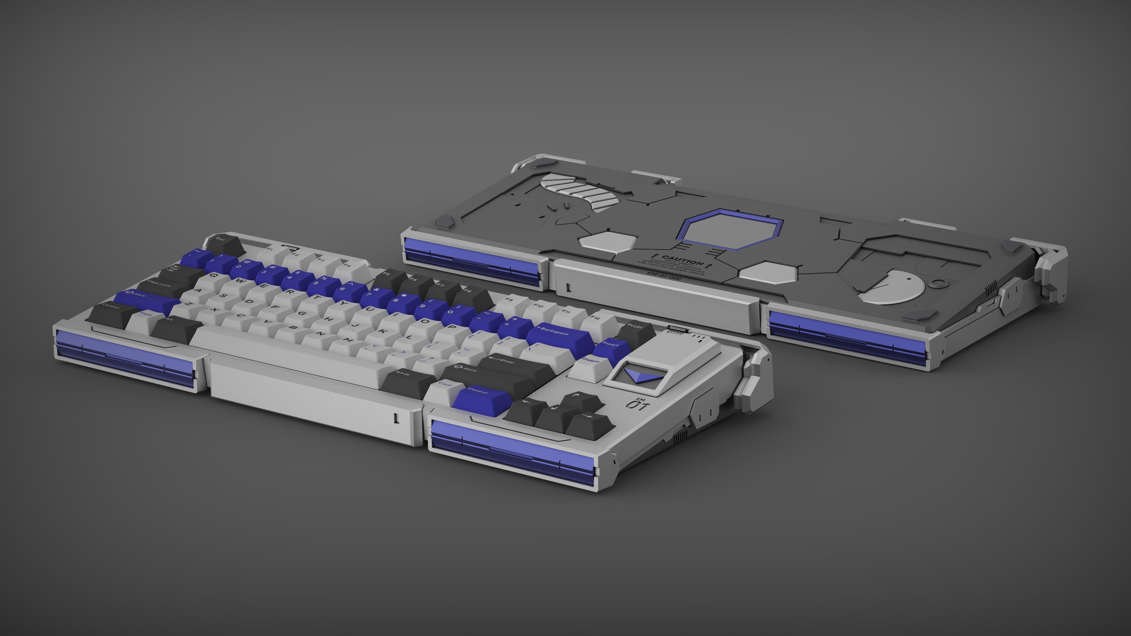 【IC】EM-01 80% Mecha-Themed Keyboard (by Zero G) image 7