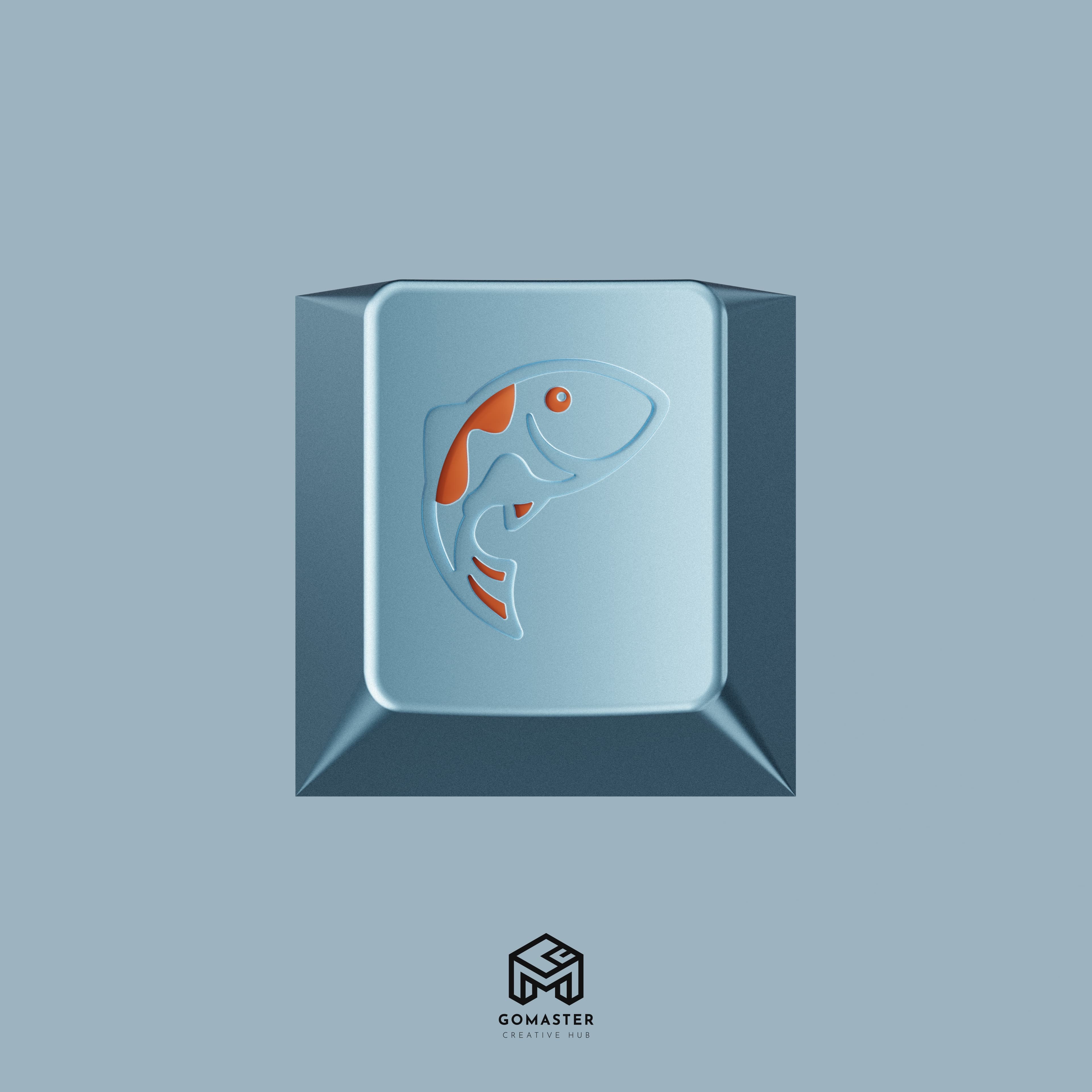 GoMaster Salmon: Reborn R2 Keycaps image 15