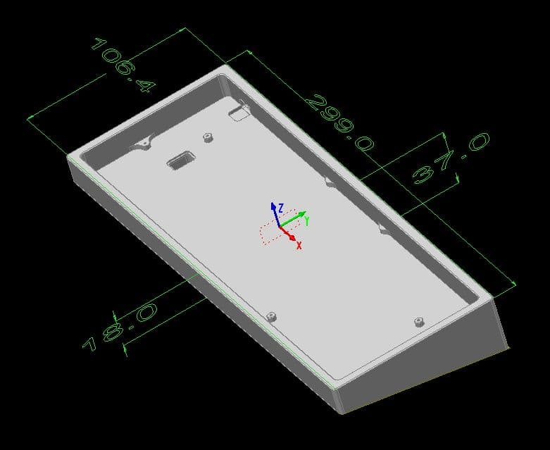 60% Feetless Acrylic Case image 2