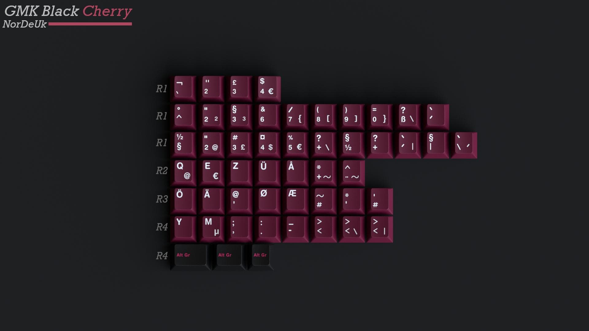 GMK Black Cherry | CN AND SEA VENDOR ADDED!, Deskmat Design Changed image 7