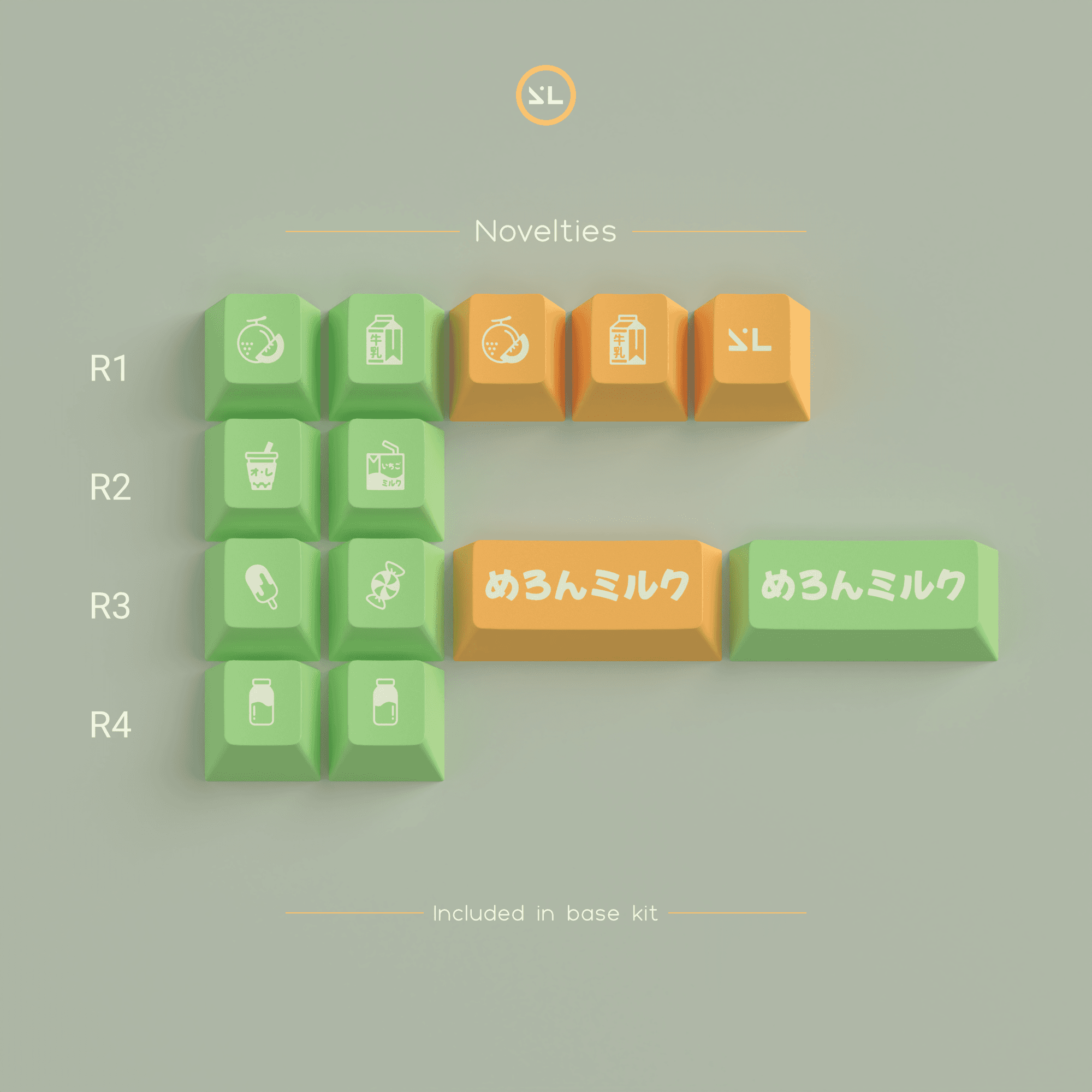 Melon Milk Keycaps | GB LIVE 10 Jan - 15 Feb image 4