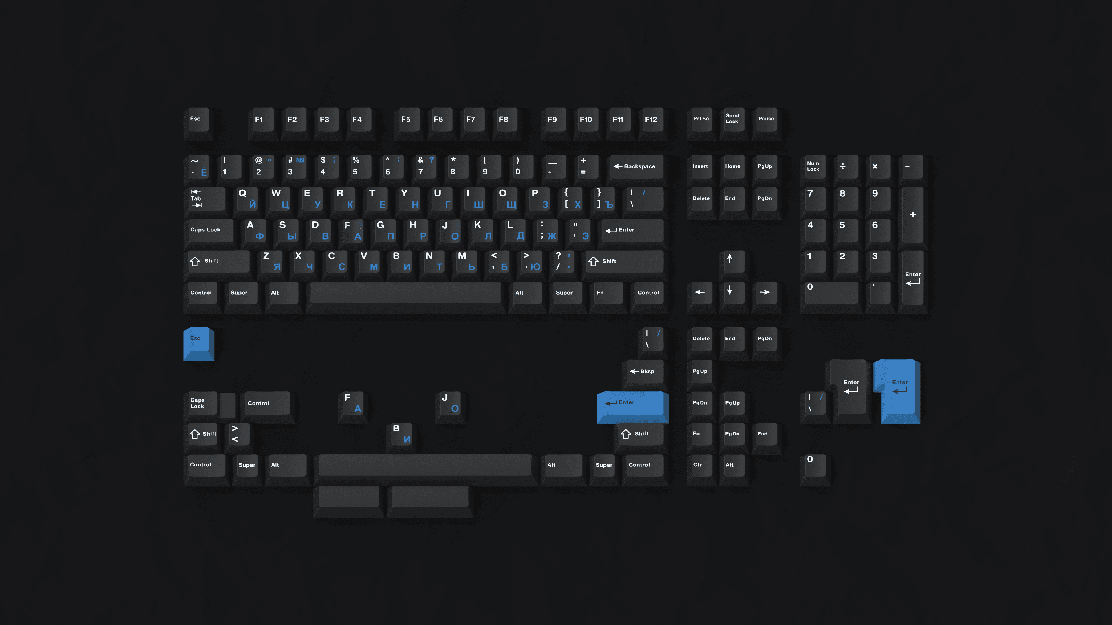 IFK Dark Cyrillic - Shipping, Extras available