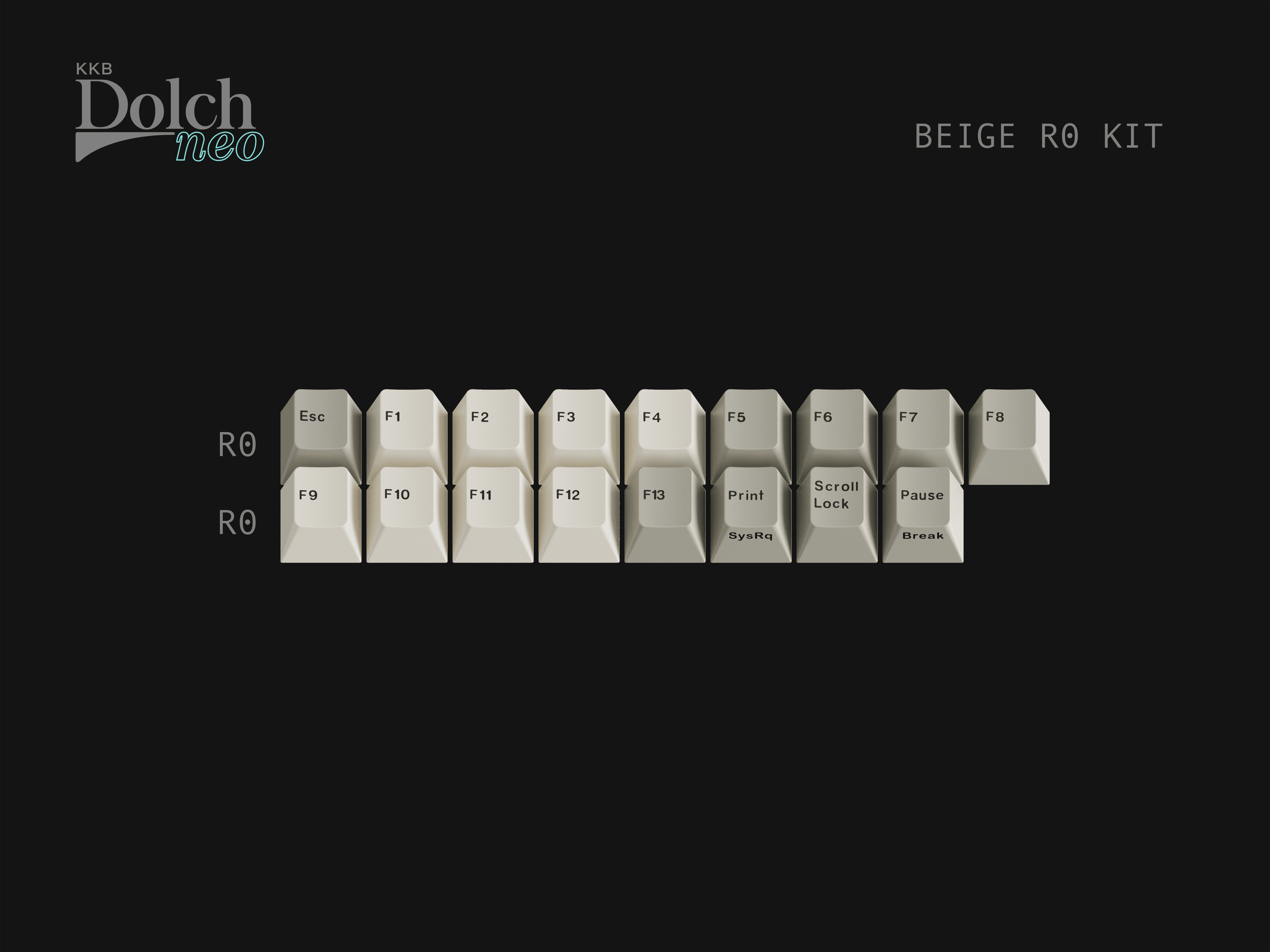 KKB Dolch Neo | R0, R5 in base, & big keys! image 7