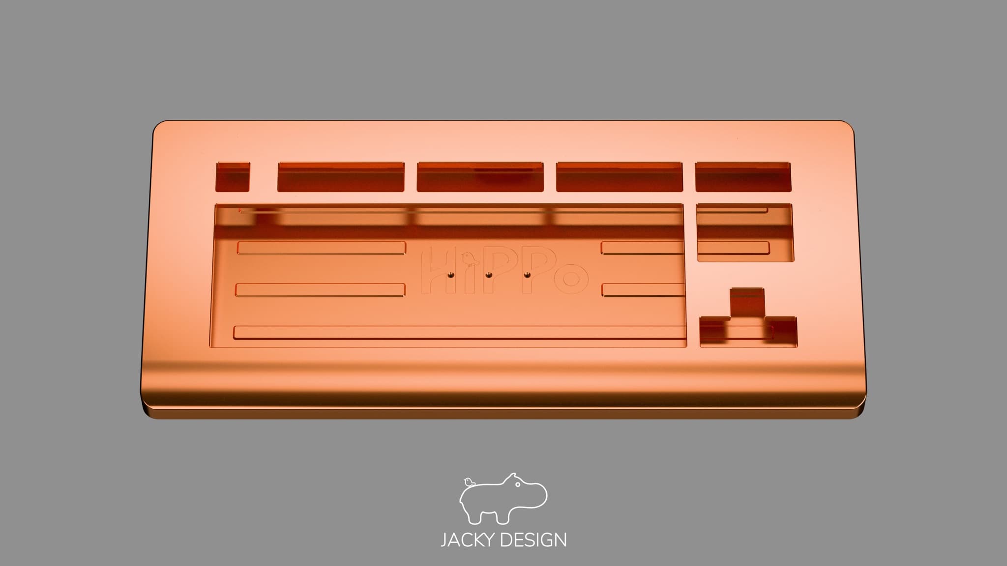 Hippo - Dual mount tkl custom keyboard (GB END) image 14