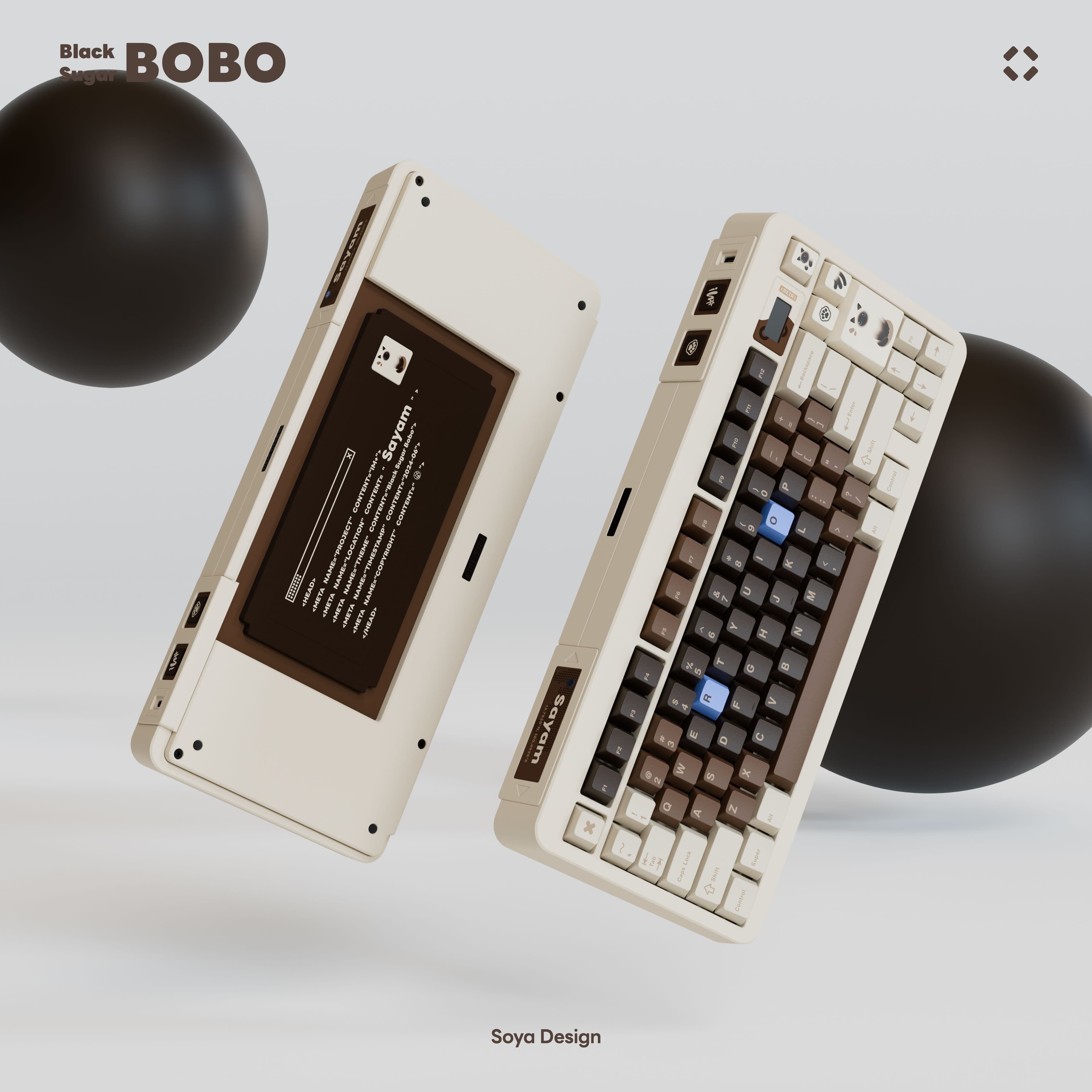 TUTKEYS Black Sugar Bobo Keycaps image 35